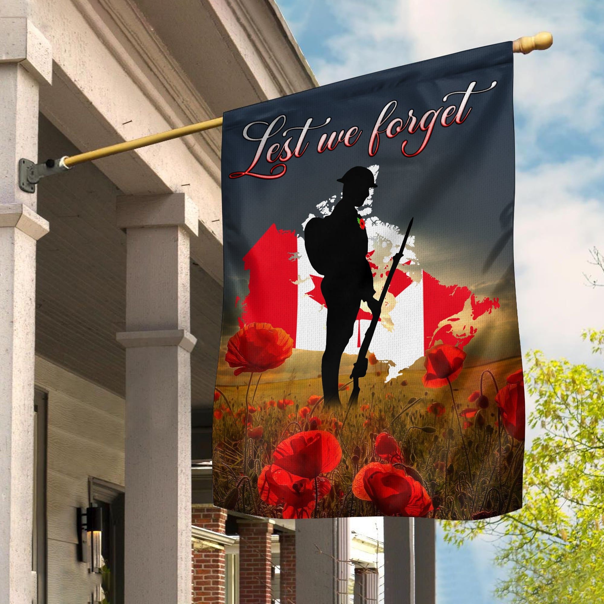 Multinational Lest We Forget Flags TVN181004