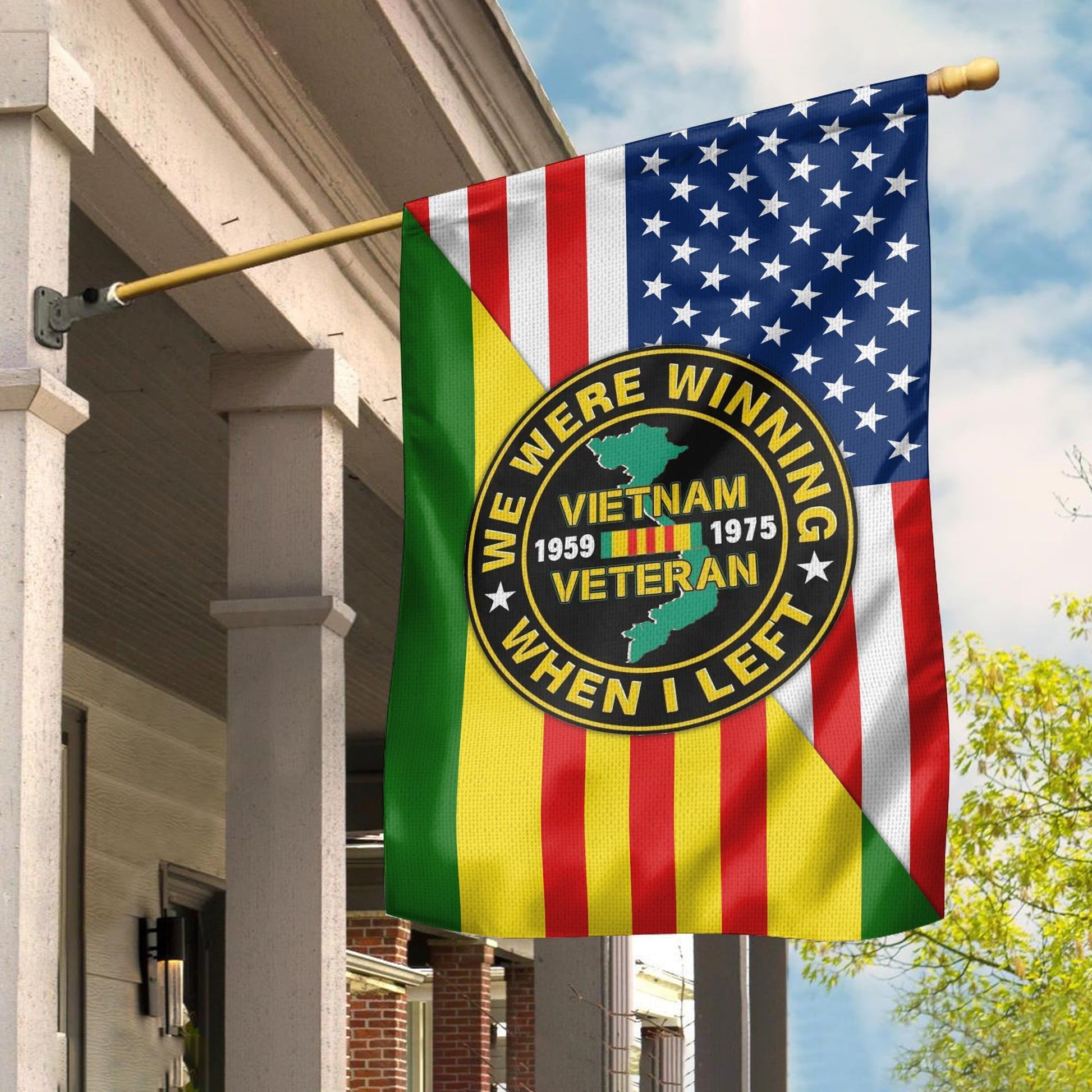 Premium VietNam Veteran House Flag PVC141001