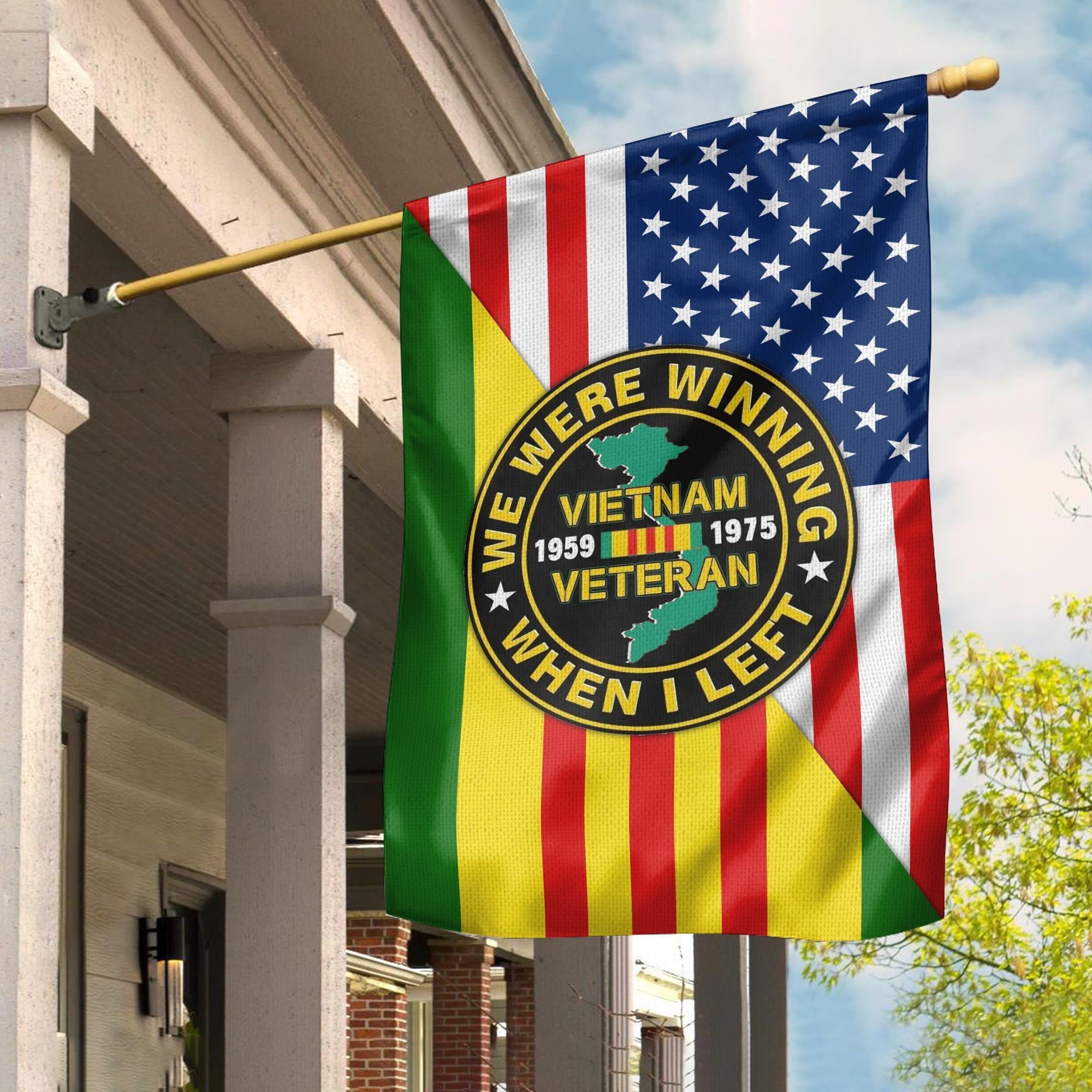 Premium VietNam Veteran House Flag PVC141001