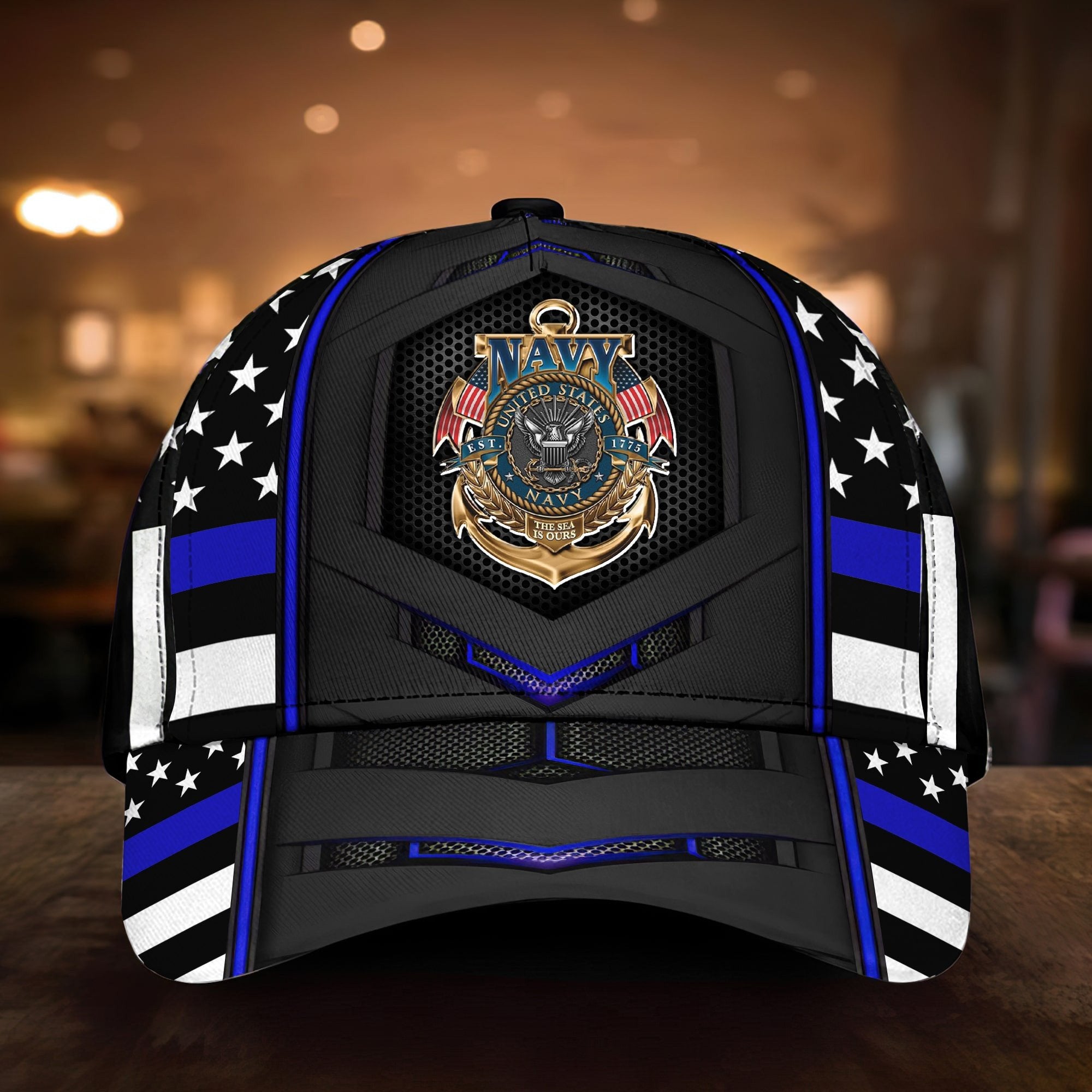 Premium Multiple US Military Services Veteran Cap PVC241101