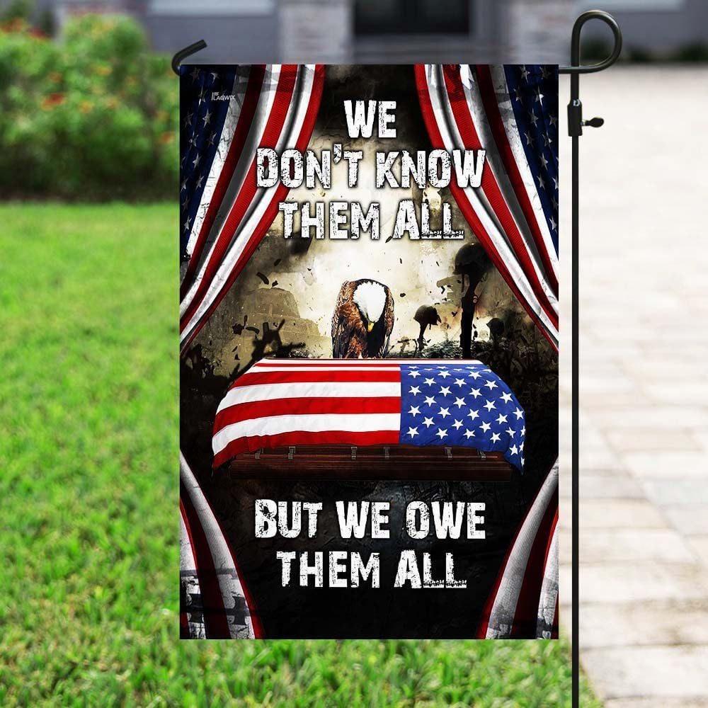 Premium We Own Them All Veteran Flag LTA280613