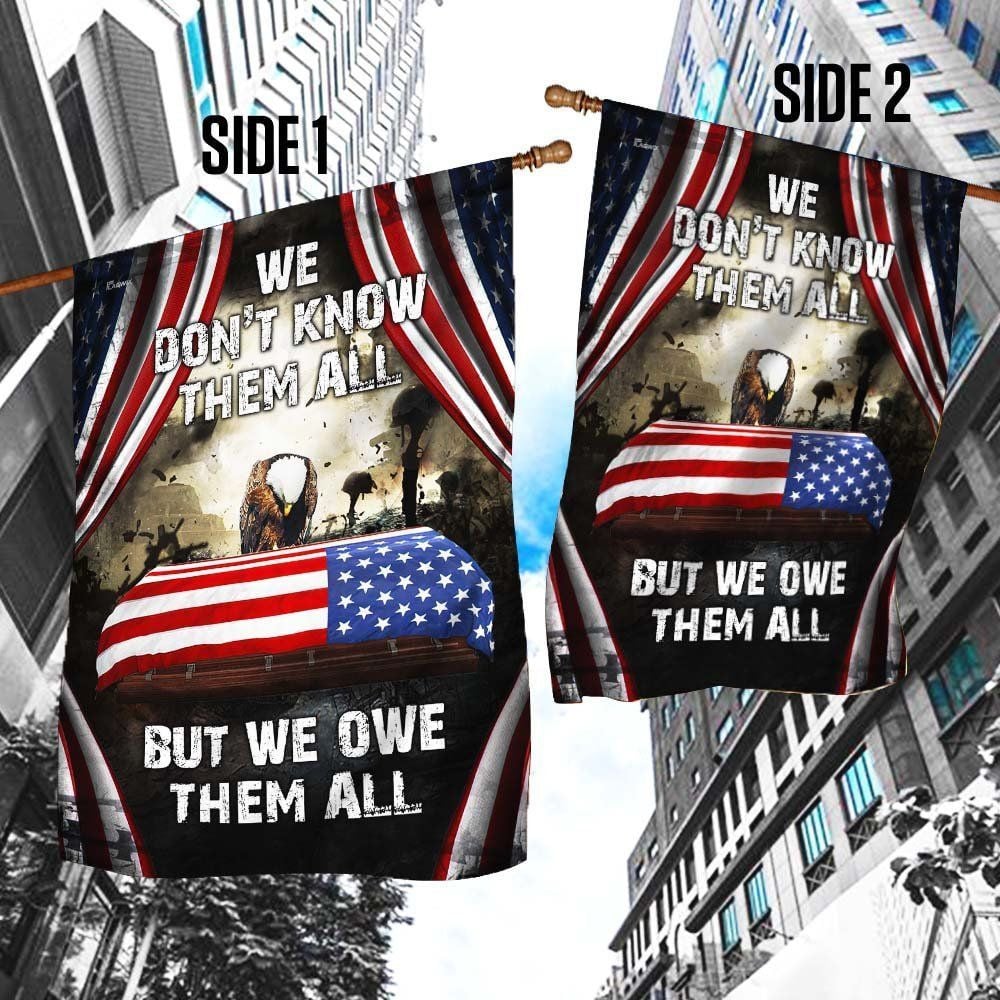 Premium We Own Them All Veteran Flag LTA280613