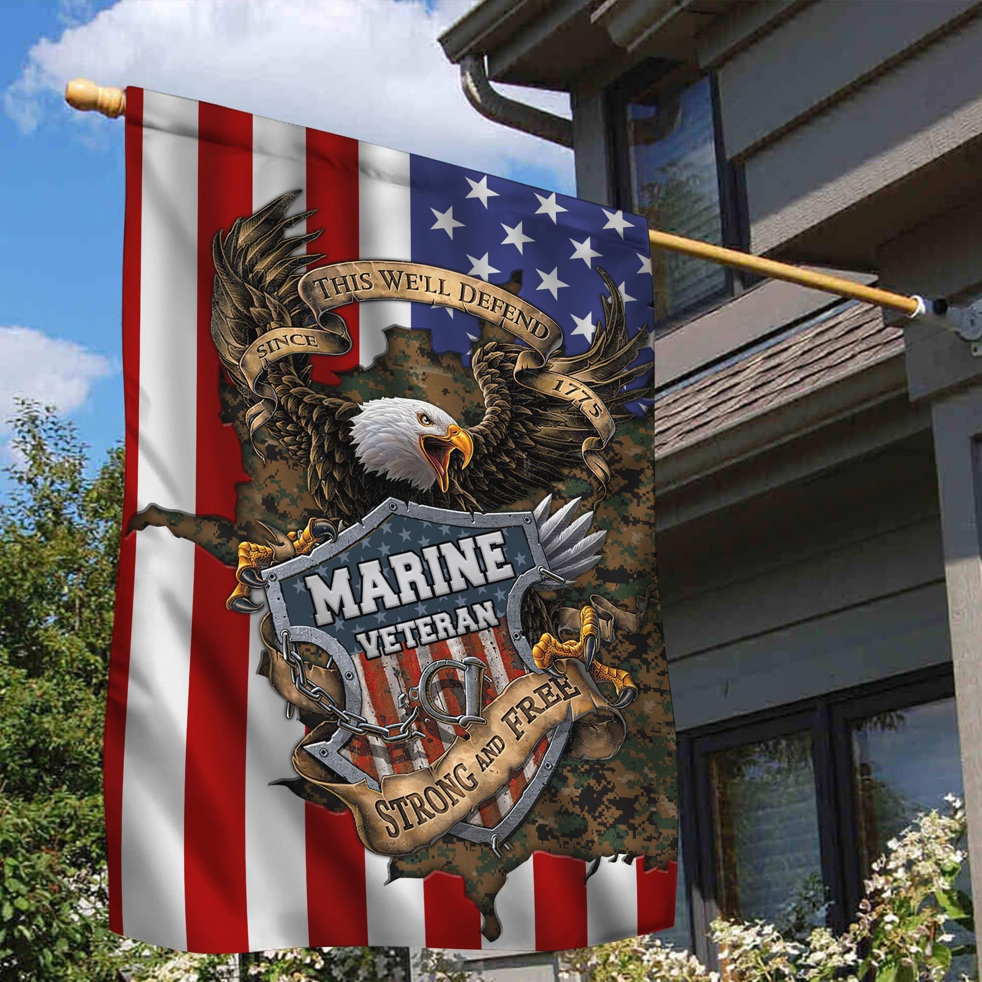 U.S Multiple Service Veteran Flag TVN070101