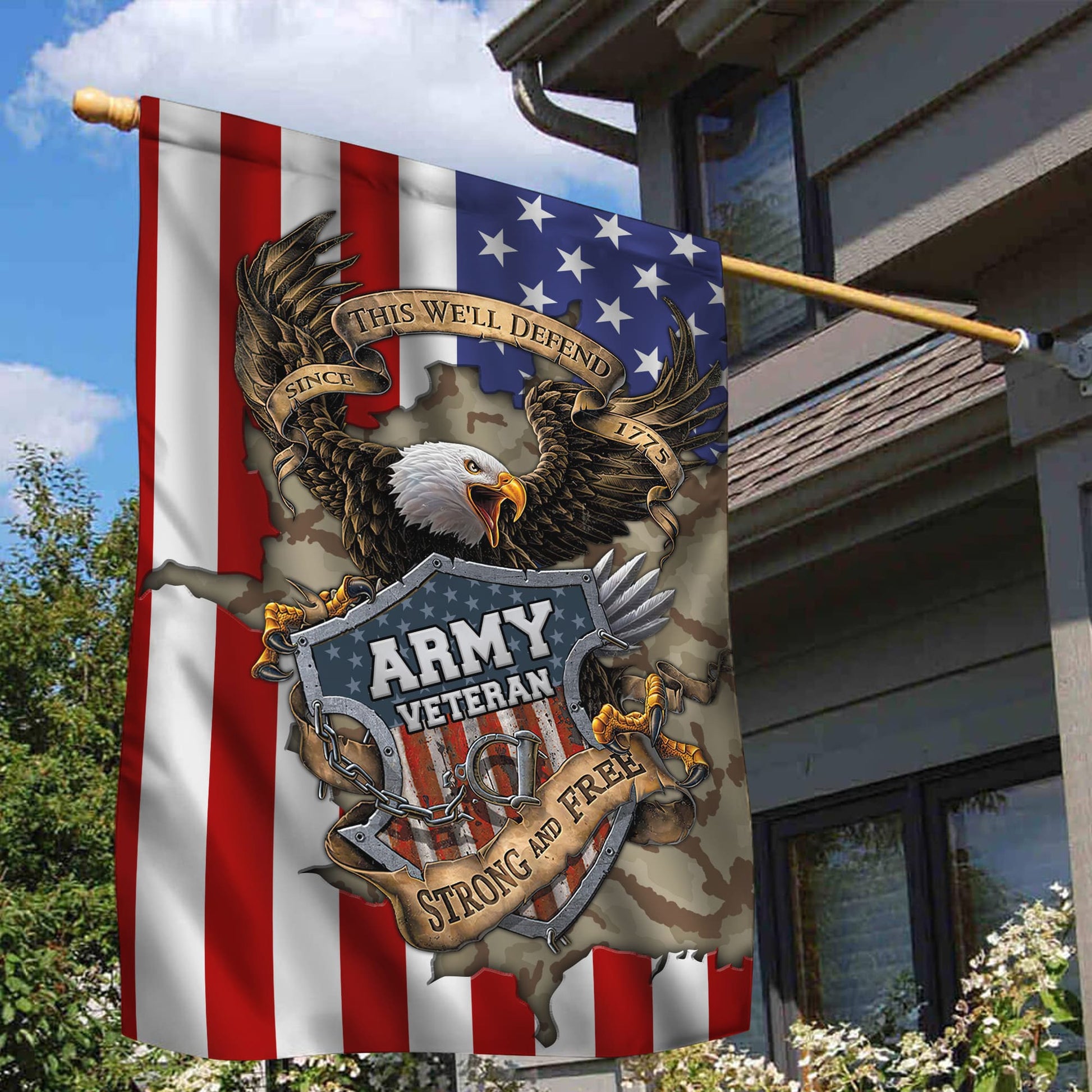 U.S Multiple Service Veteran Flag TVN070101