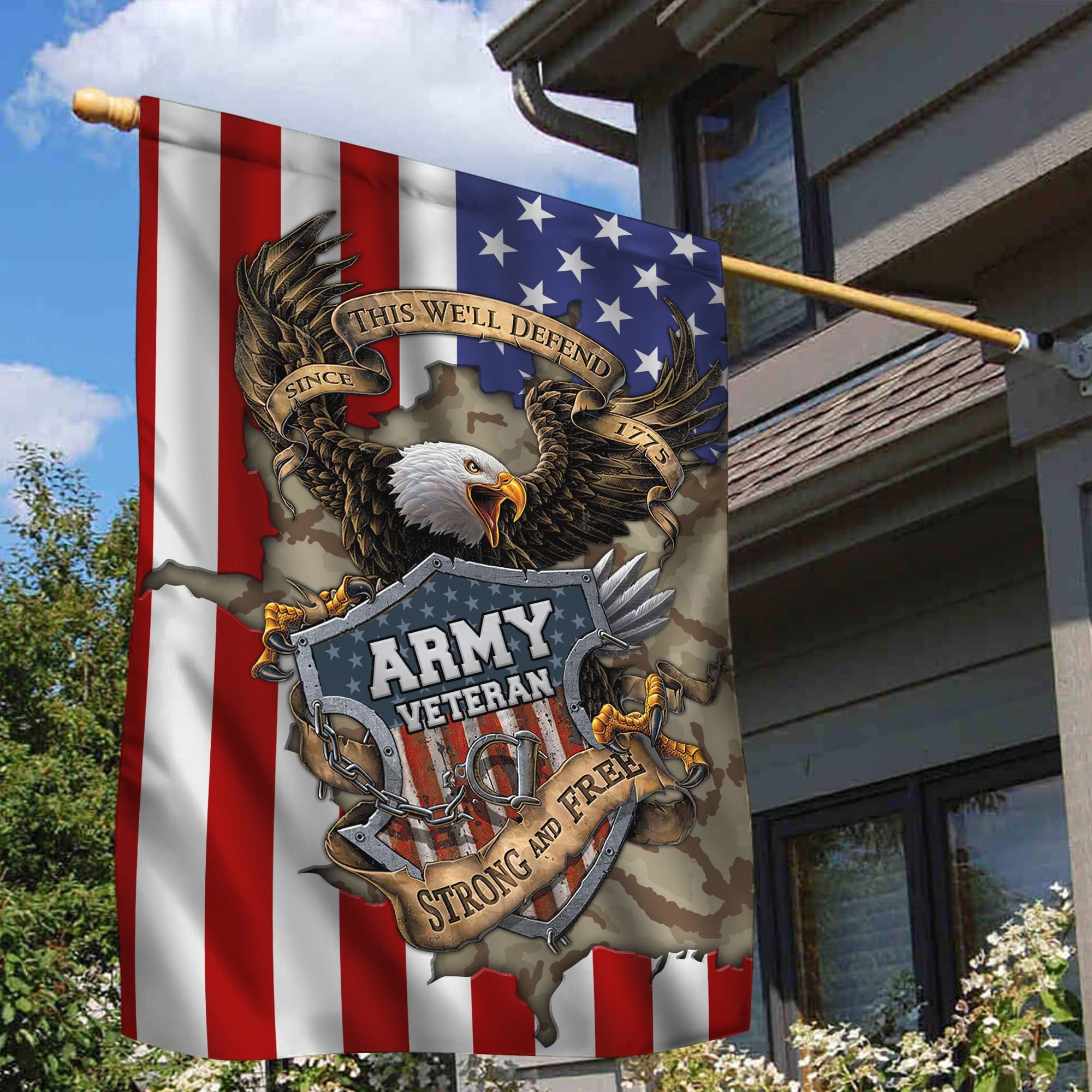 U.S Multiple Service Veteran Flag TVN070101