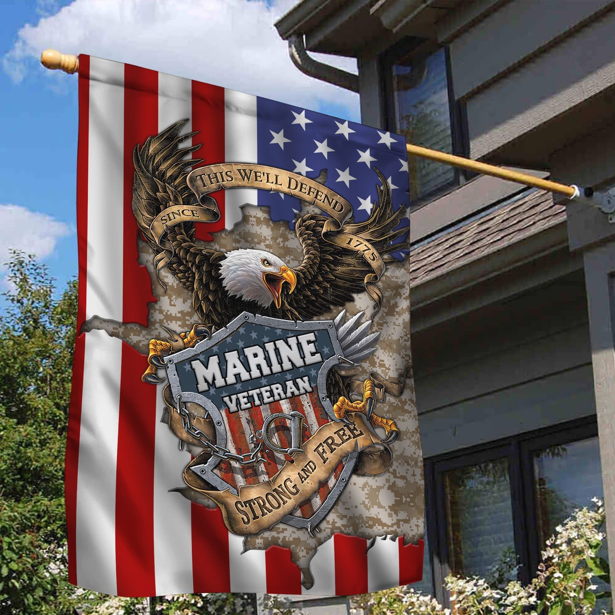 U.S Multiple Service Veteran Flag TVN070101