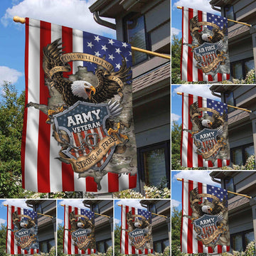U.S Multiple Service Veteran Flag TVN070101