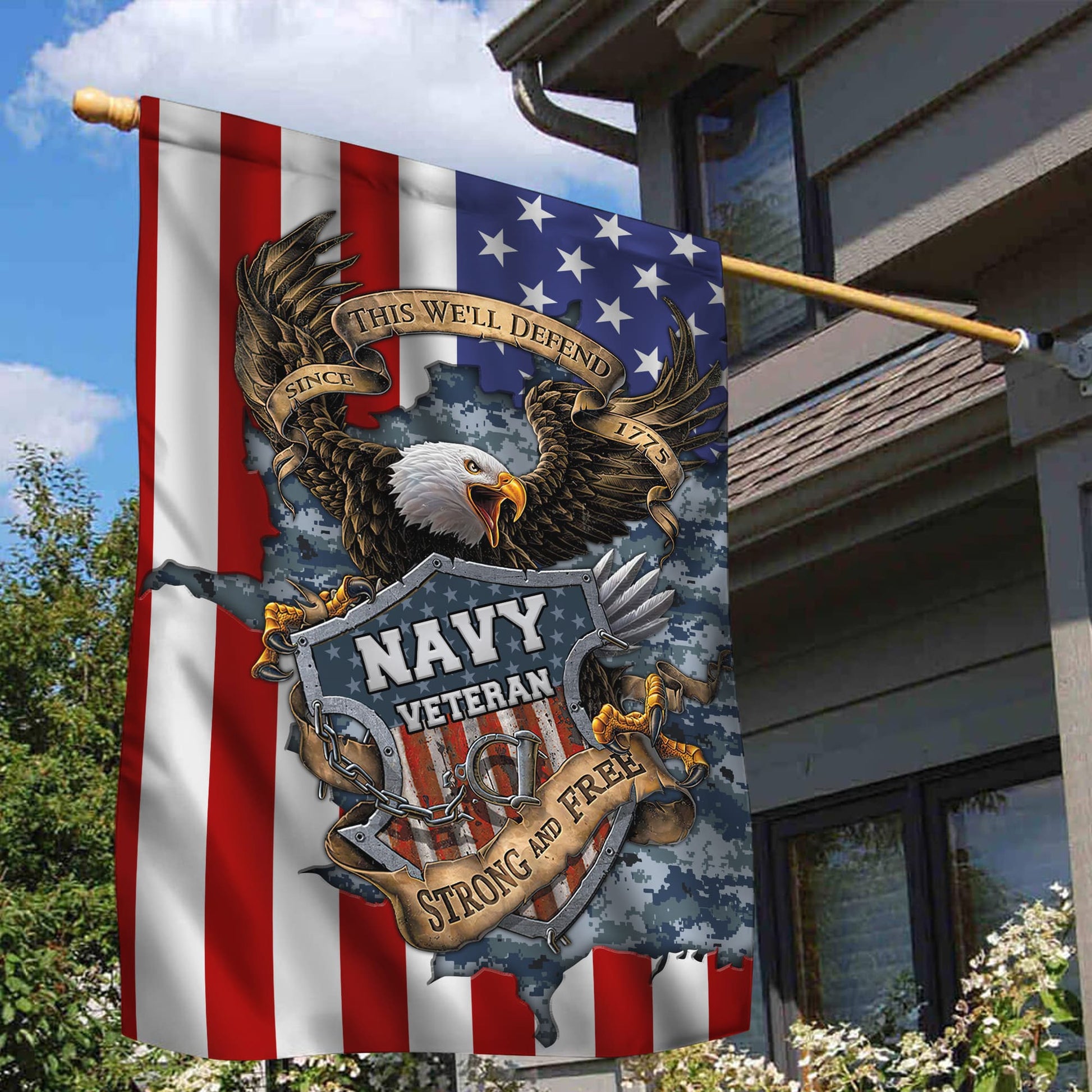 U.S Multiple Service Veteran Flag TVN070101