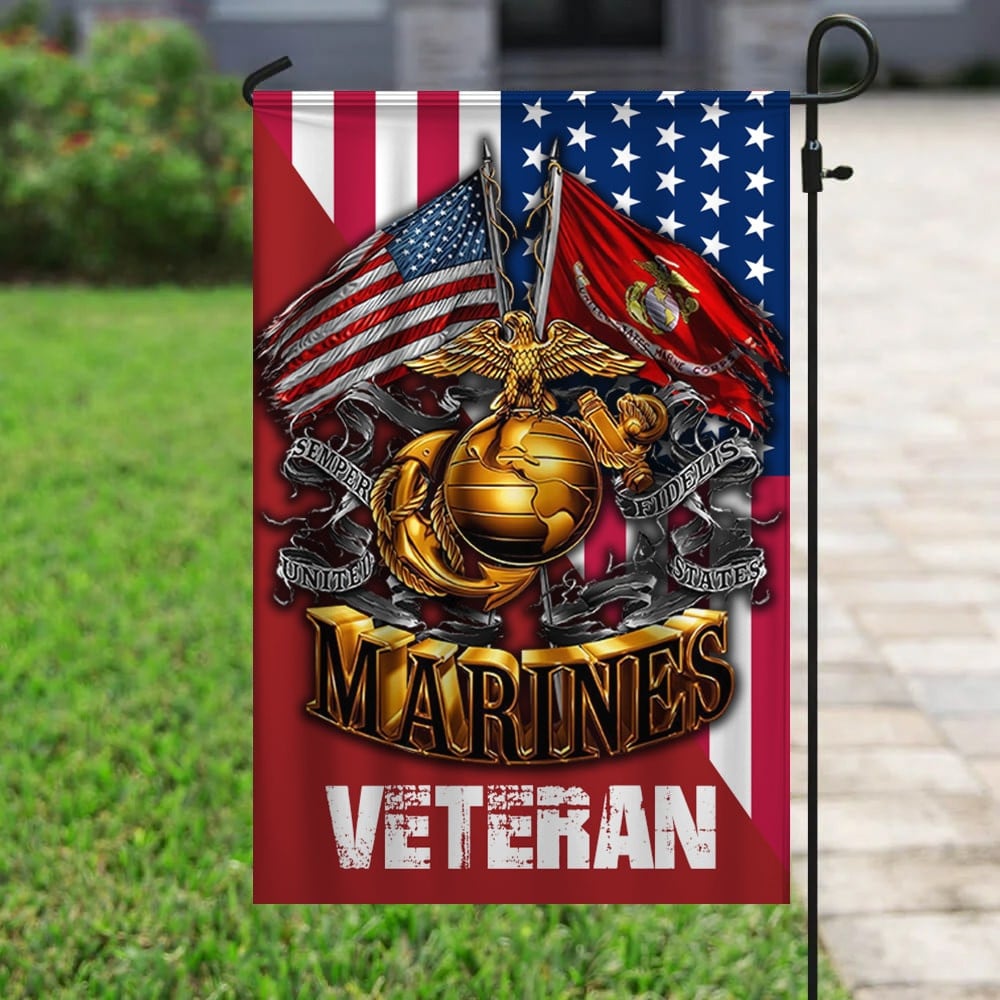 Premium Multiple US Military Services Veteran Flag PVC110101