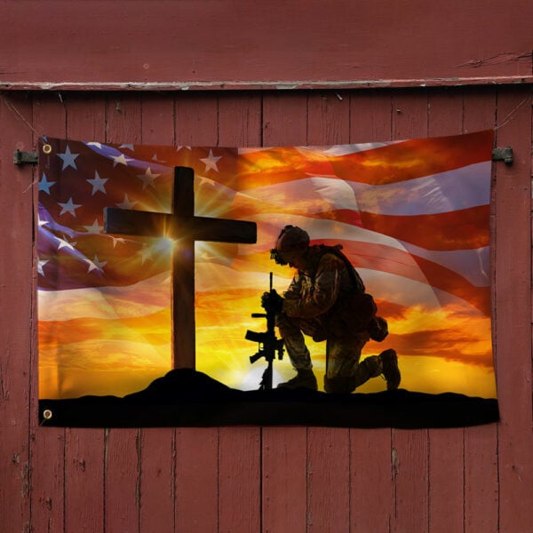 Memorial Day Veteran Grommet Flag PVC260519