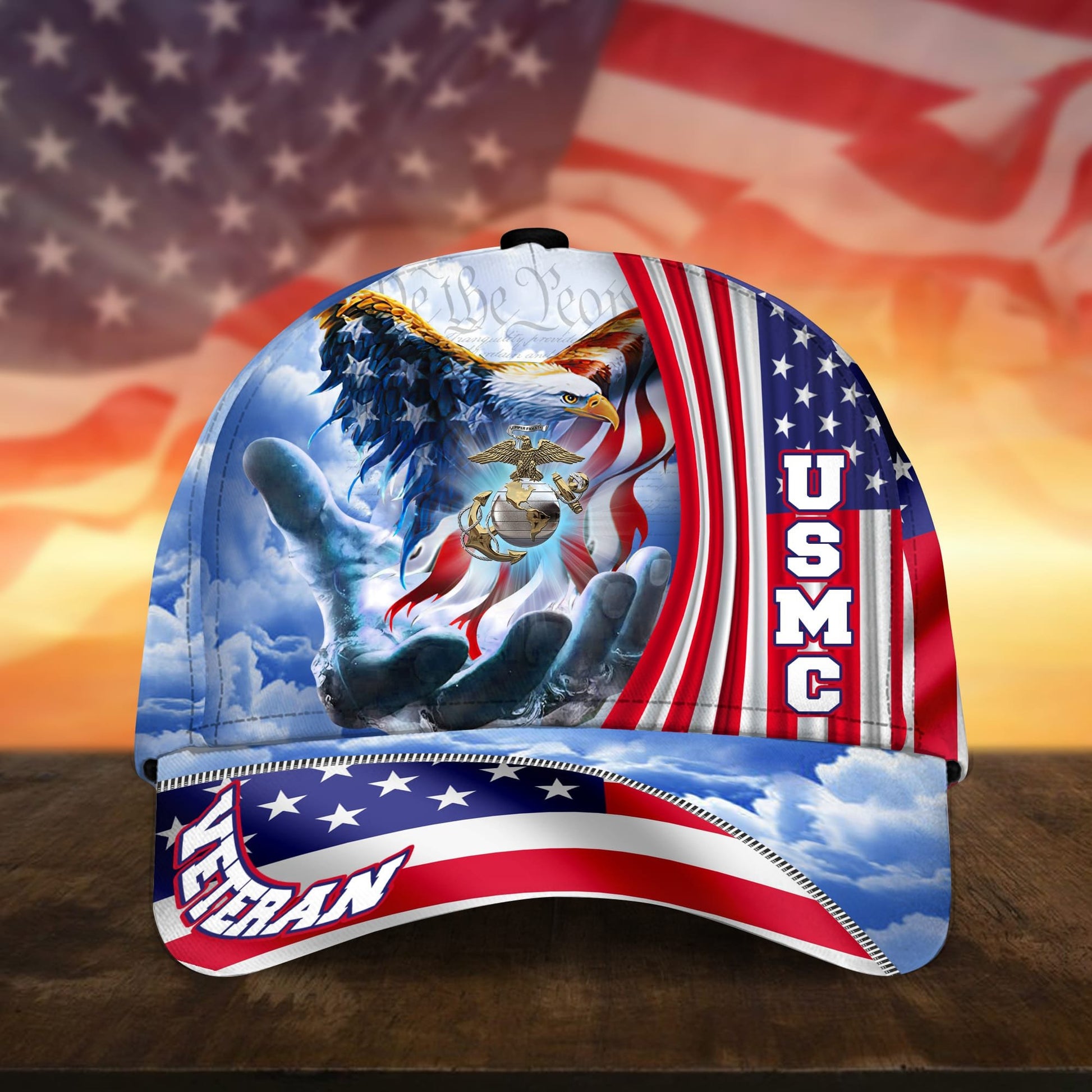 Premium American Pride US Veterans Cap NPVC240502