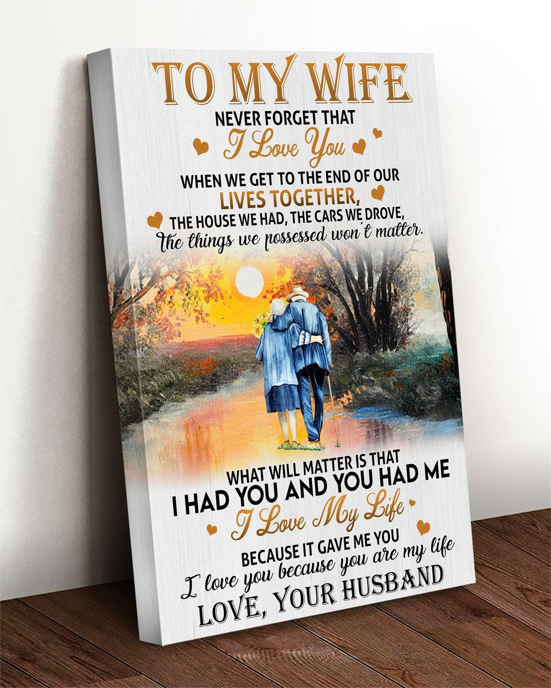 To My Wife Canvas Premium Edition VXK080502DS
