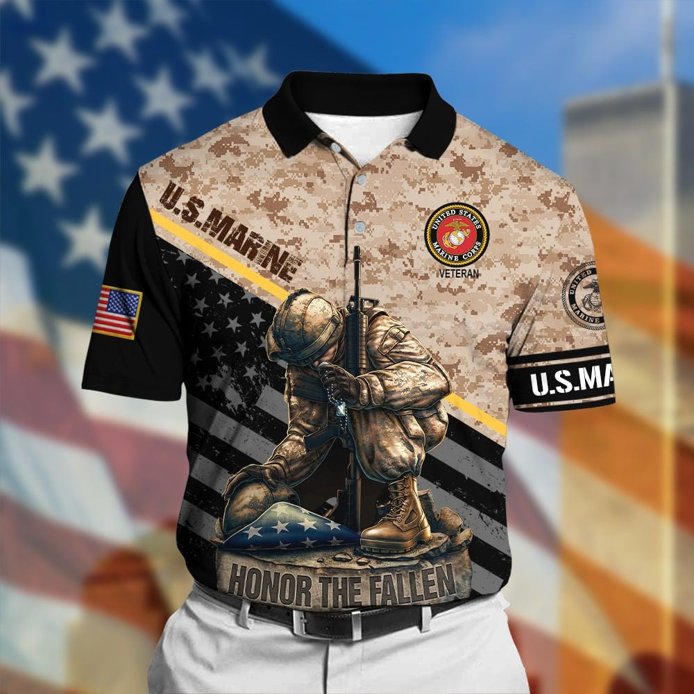 Honor The Fallen Veteran Polo Shirt TVN161001