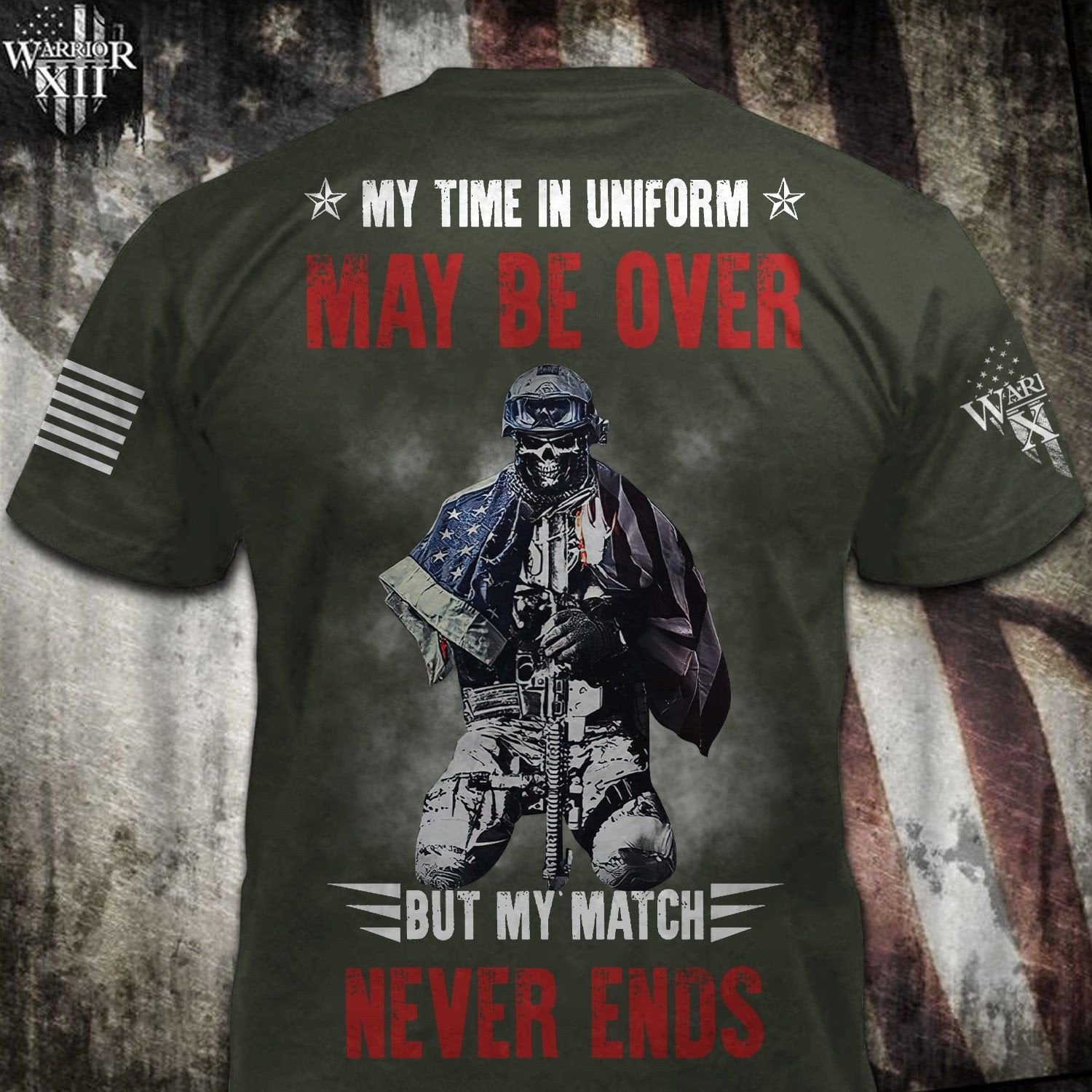 Unique Premium Veteran T-shirt PVC030902