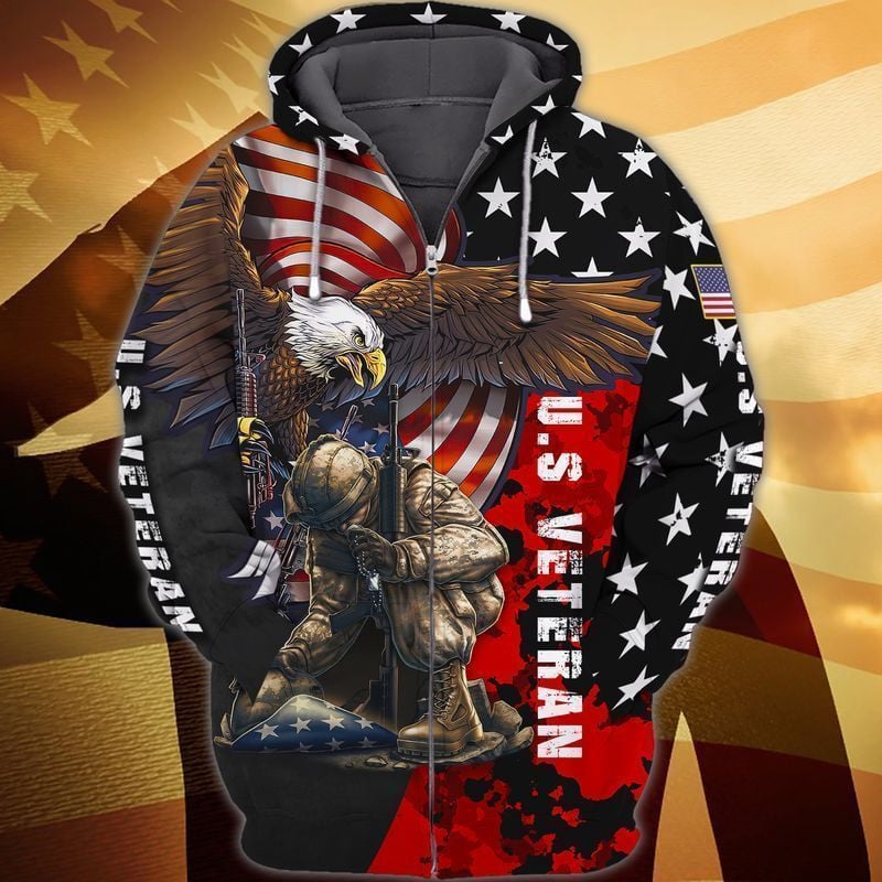 Premium Unique American Veteran Hoodie Ultra Soft And Warm KV270412DS