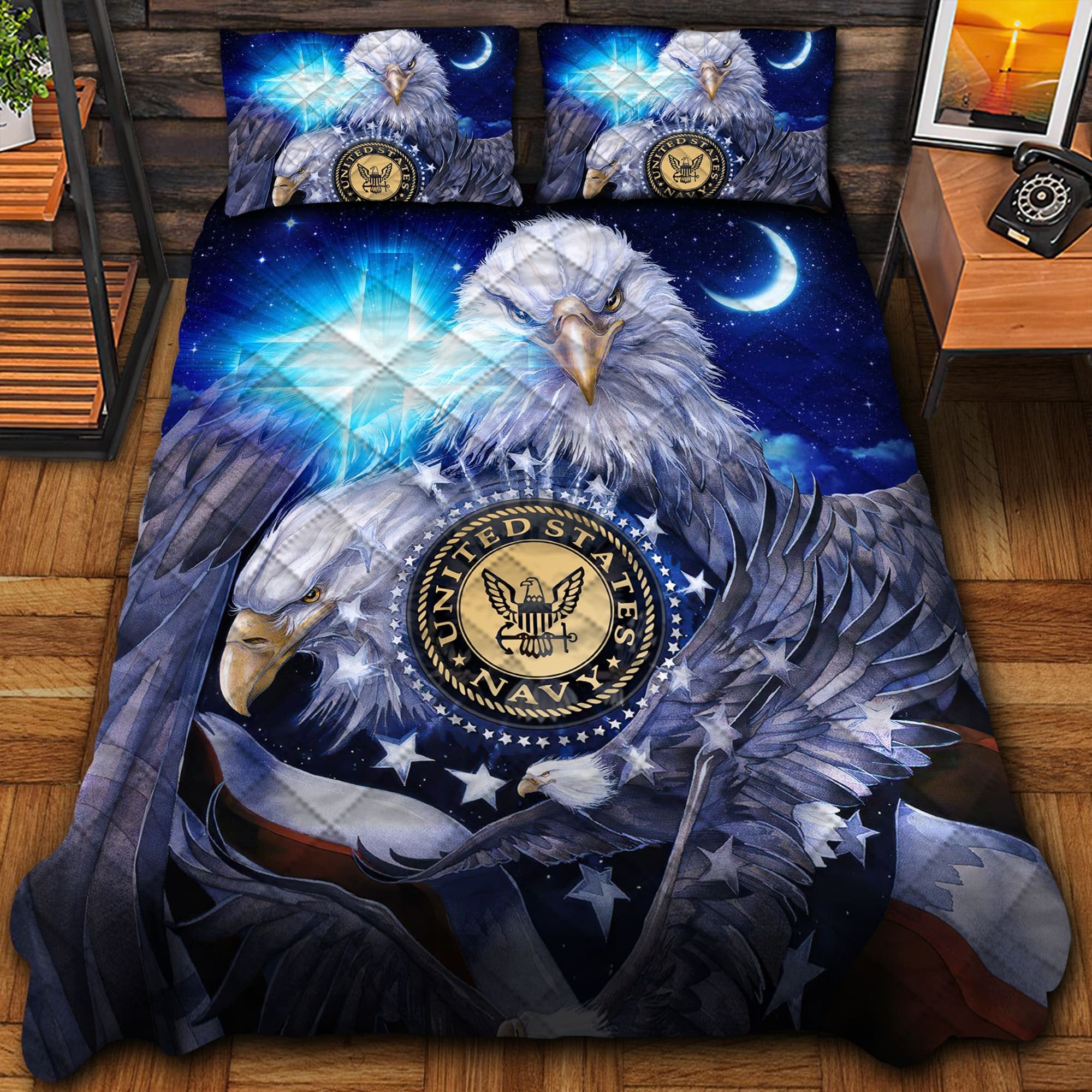 Premium Multiple US Military Services Veteran Bedding Set PVC091104