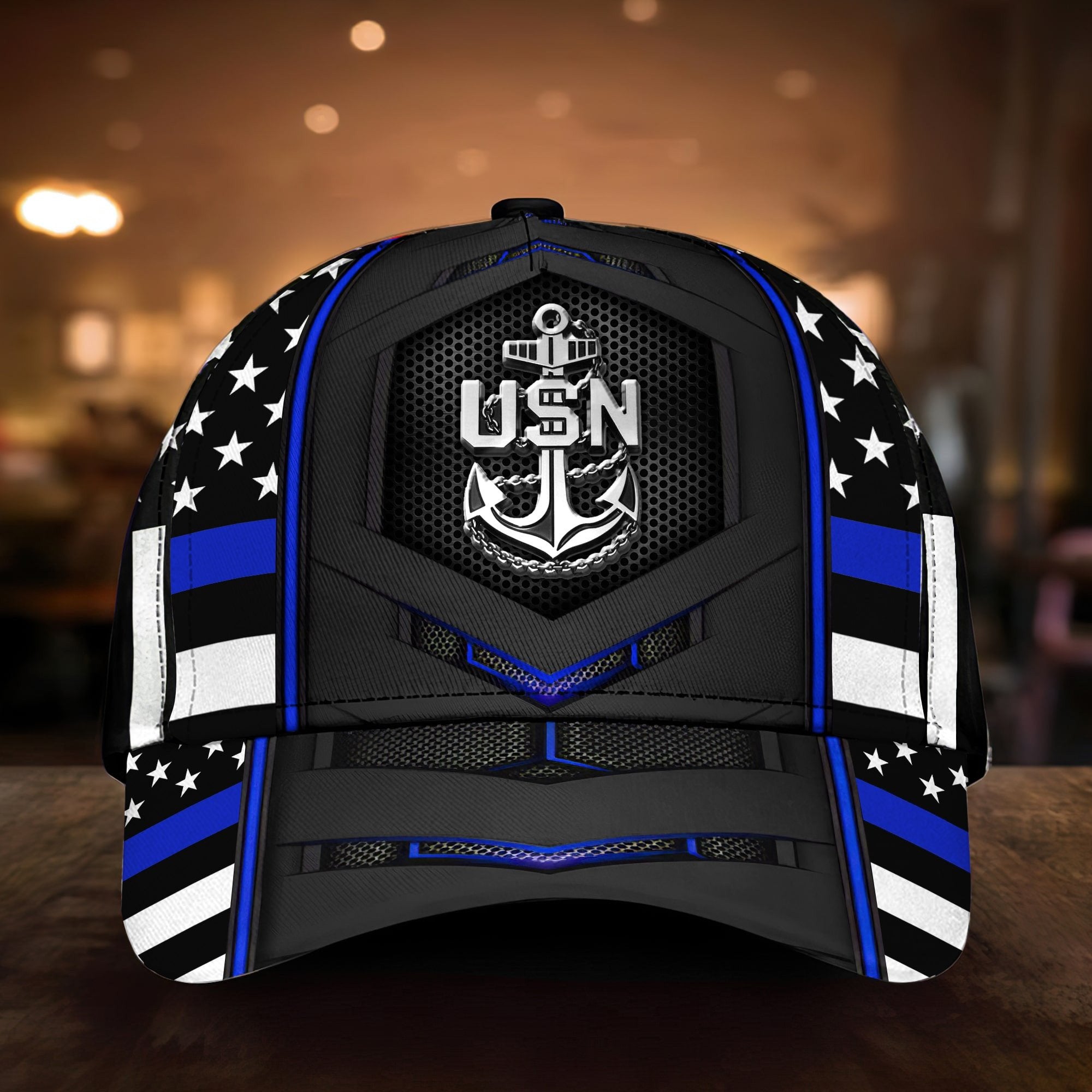 Premium Multiple US Military Services Veteran 3D Cap PVC101101