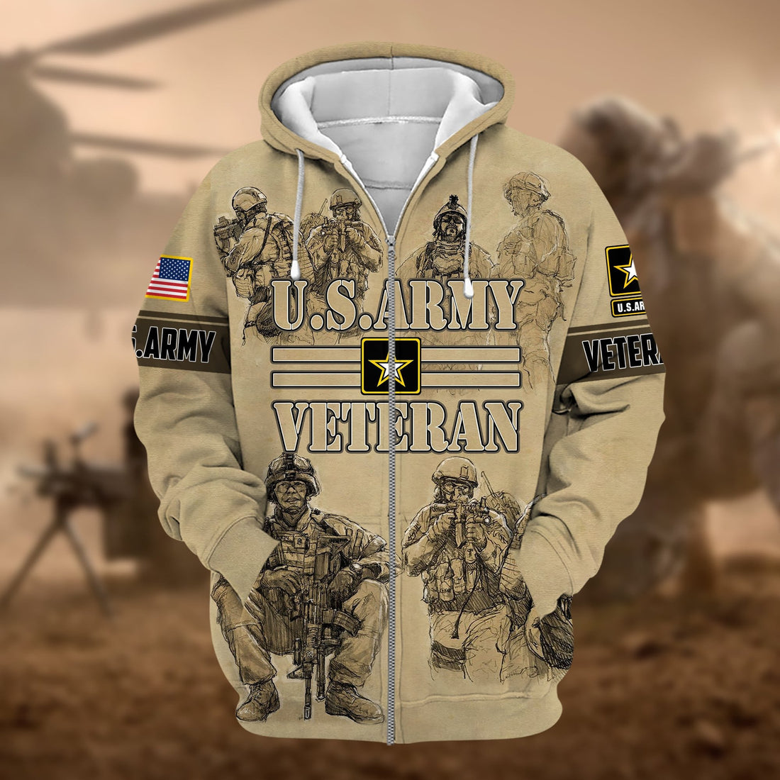 Proud To Be An American Veteran PVC081101