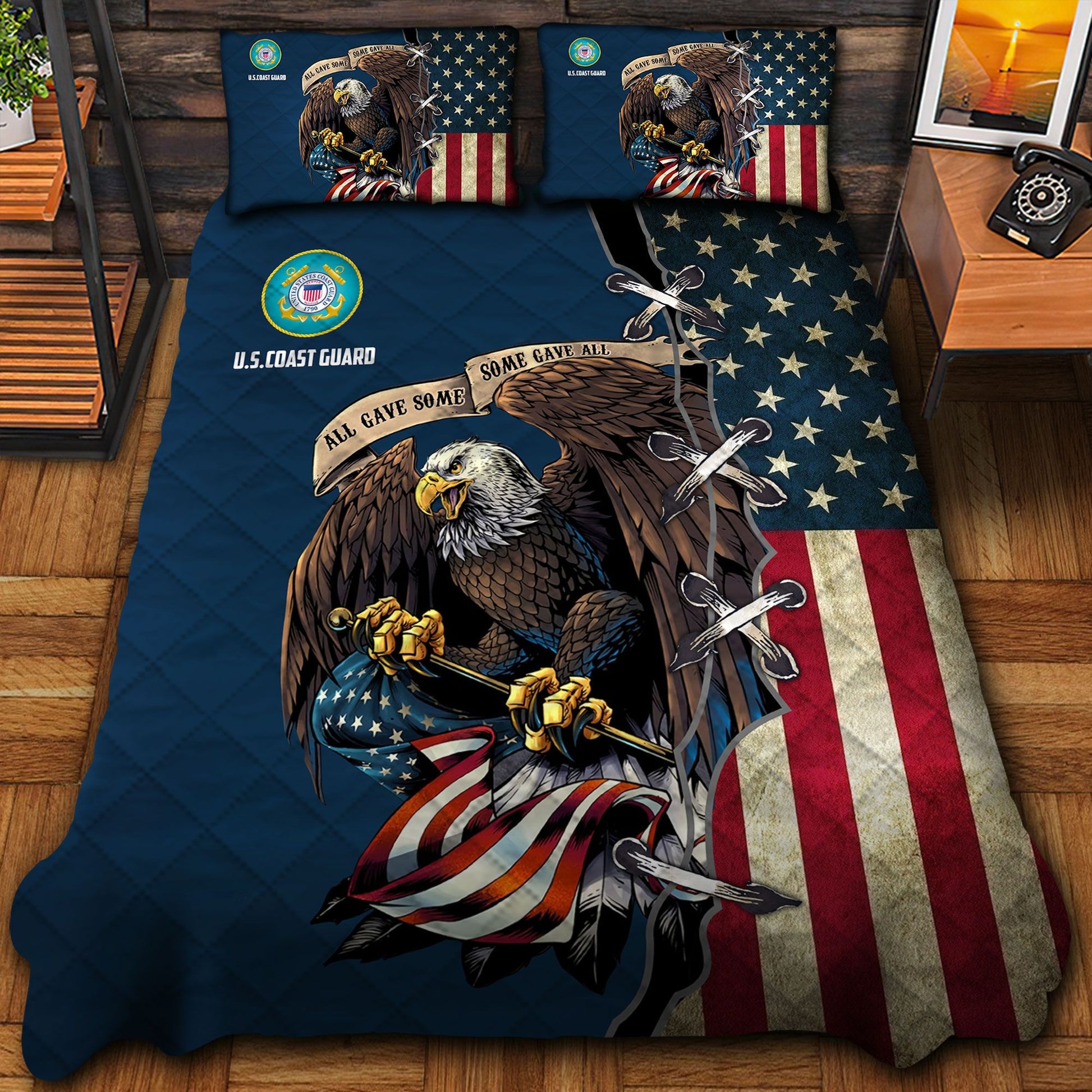 Premium U.S Coast Guard Polo All Over Printed NDT070705XX