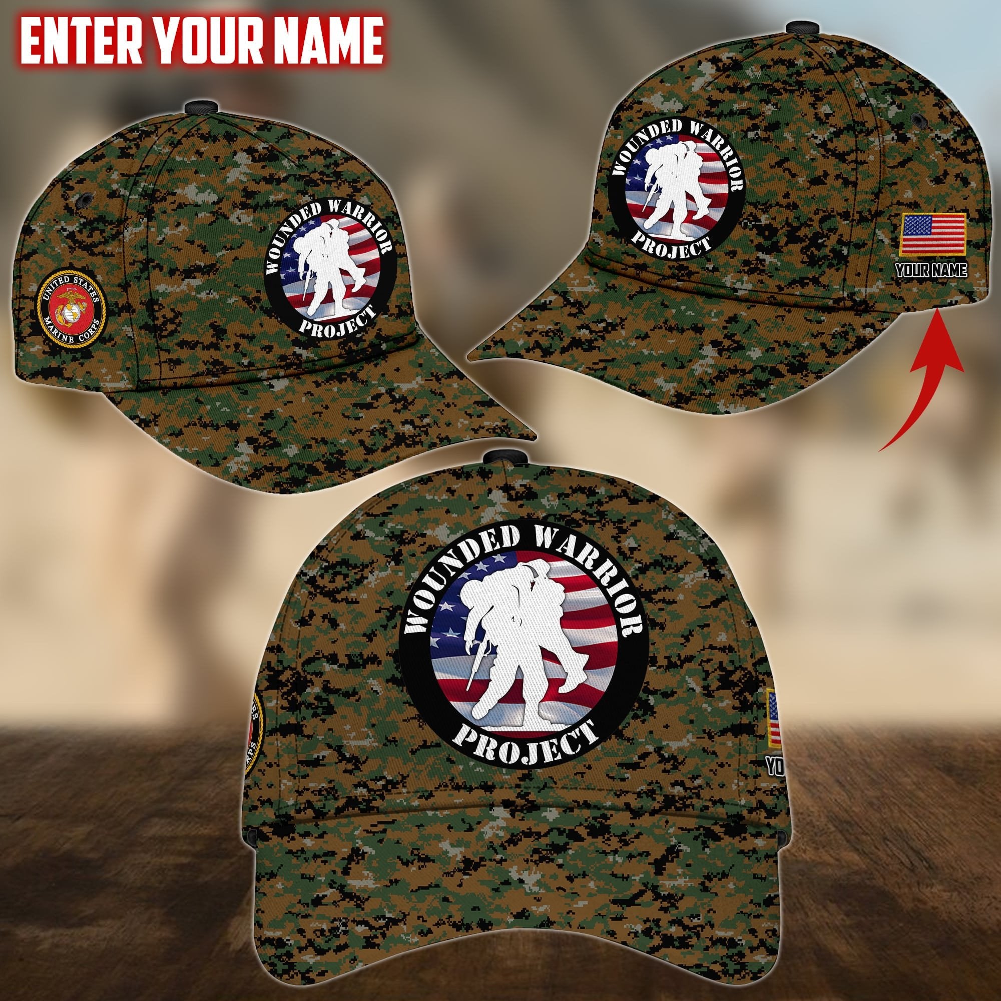 Unique Wounded Warrior Project Cap TVN120101