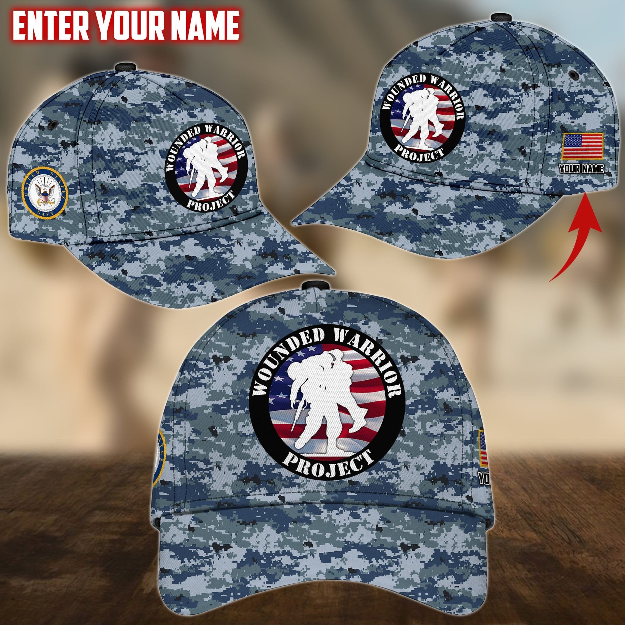 Unique Wounded Warrior Project Cap TVN120101