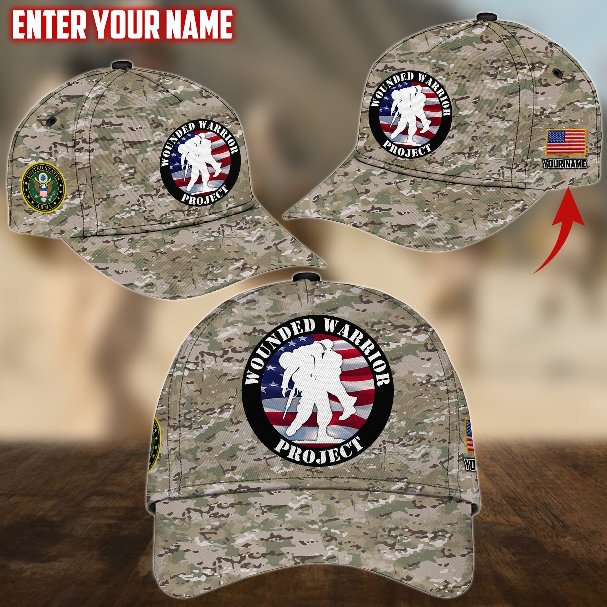 Unique Wounded Warrior Project Cap TVN120101