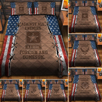 Against All Enemies Veteran Bedding Set TVN180101