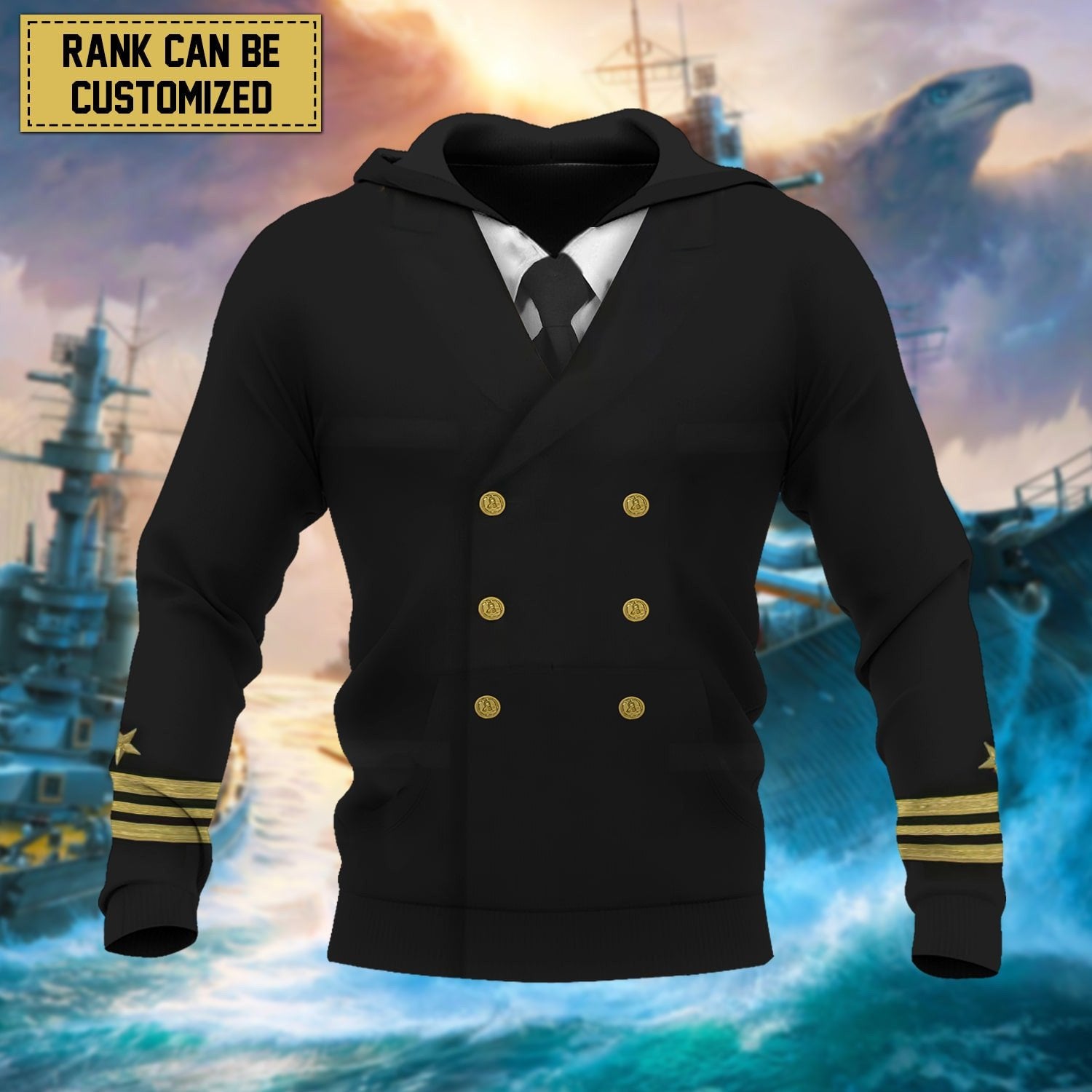 Premium Personalised Multiple Services US Veteran Hoodie PVC230101