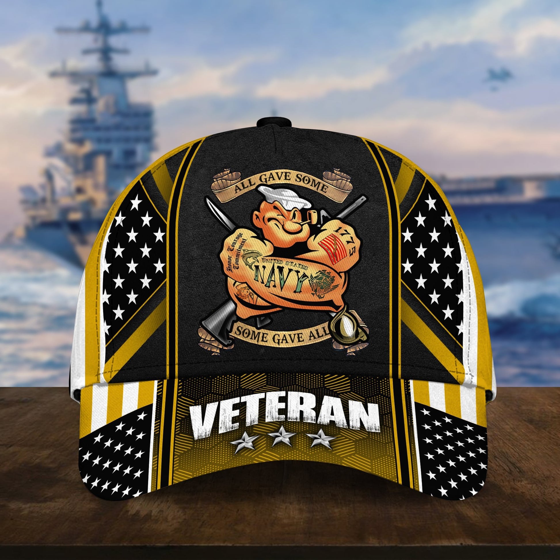 Premium Multiple Color Veteran 3D Cap PVC120201 (Buy 2 Caps Get 1 Free Cap)