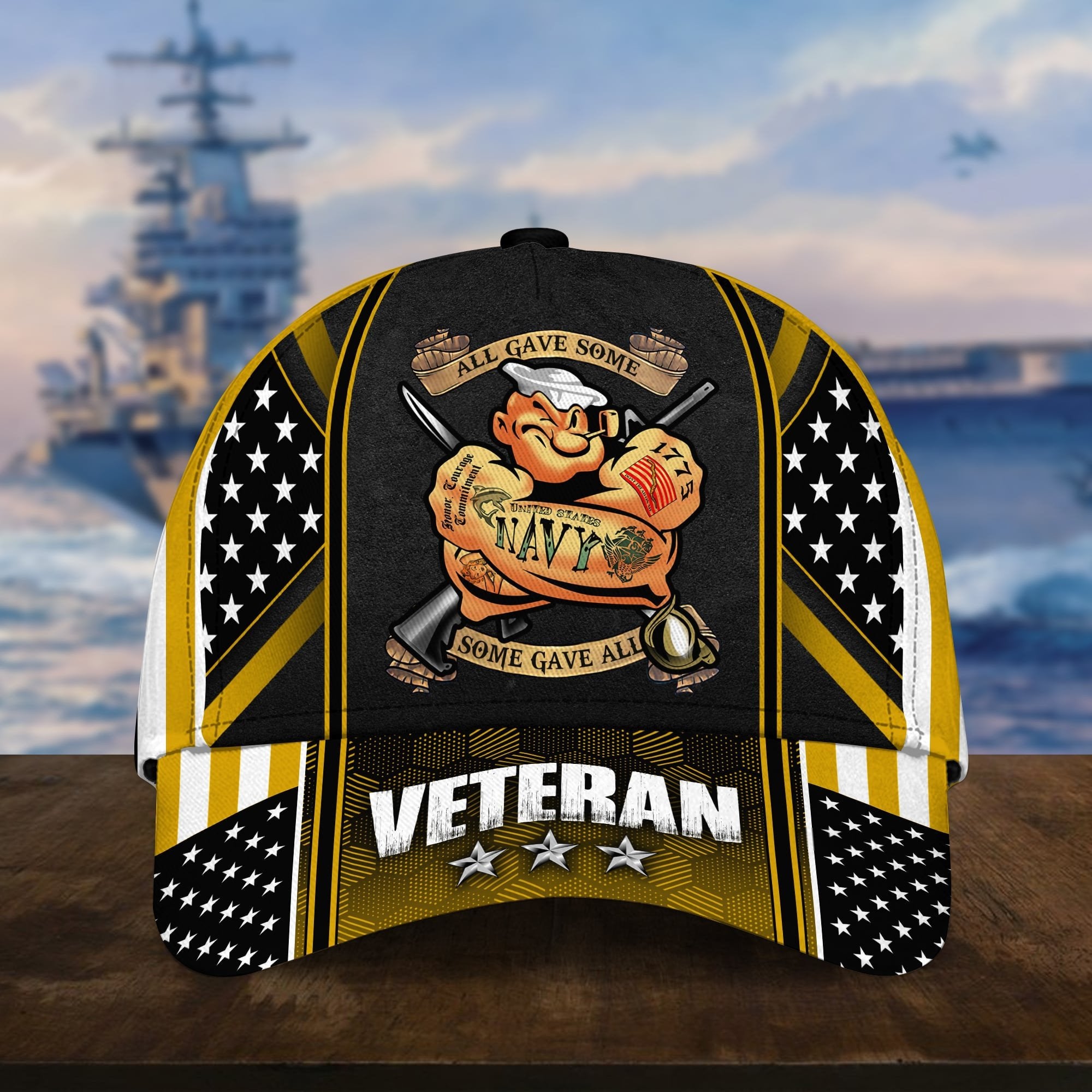 Premium Multiple Color Veteran 3D Cap PVC120201 (Buy 2 Caps Get 1 Free Cap)