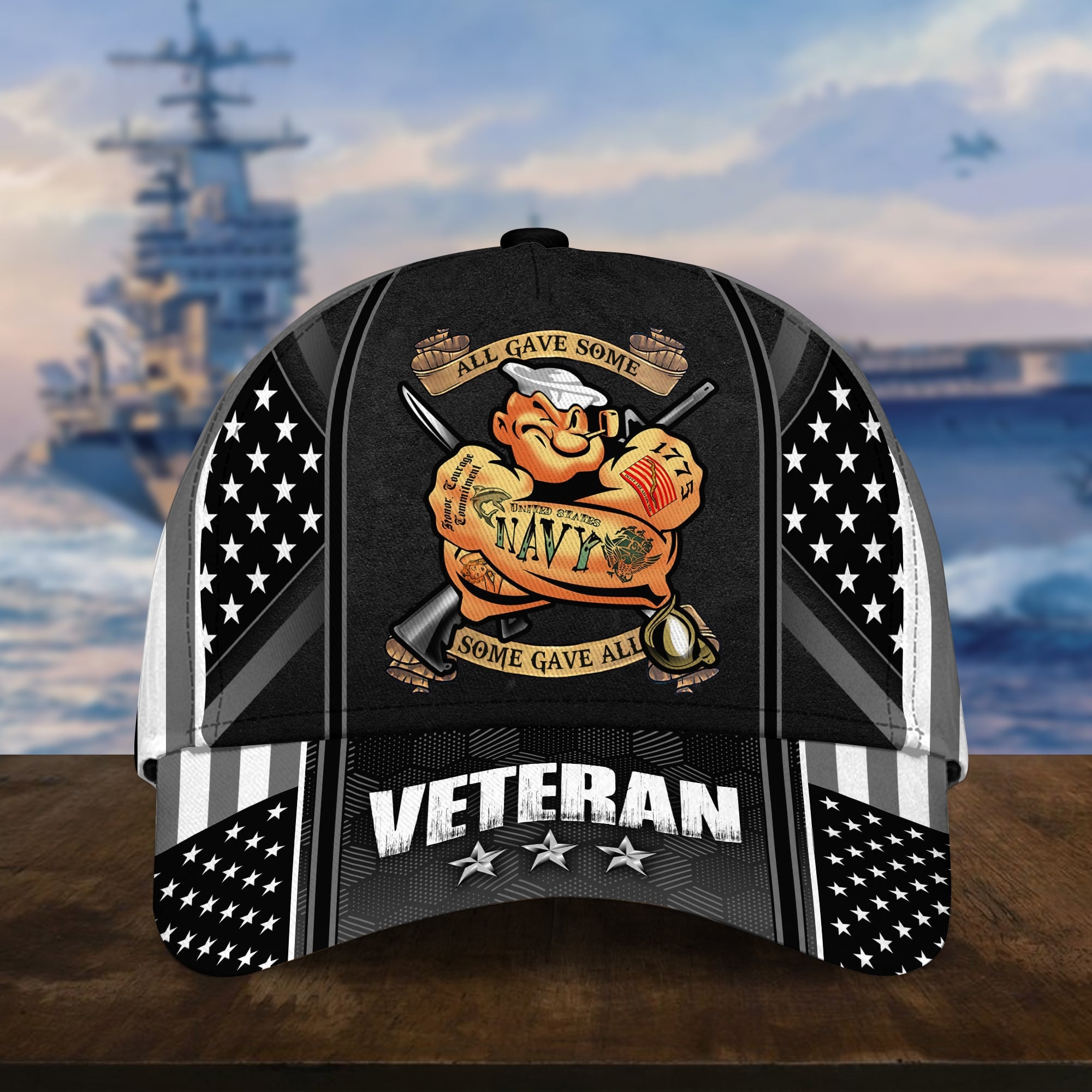 Premium Multiple Color Veteran 3D Cap PVC120201 (Buy 2 Caps Get 1 Free Cap)