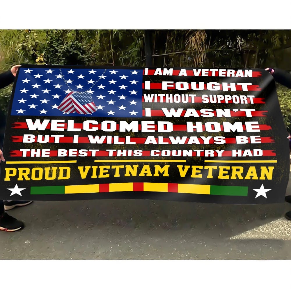 Proud Vietnam Veteran Flag TVN190205