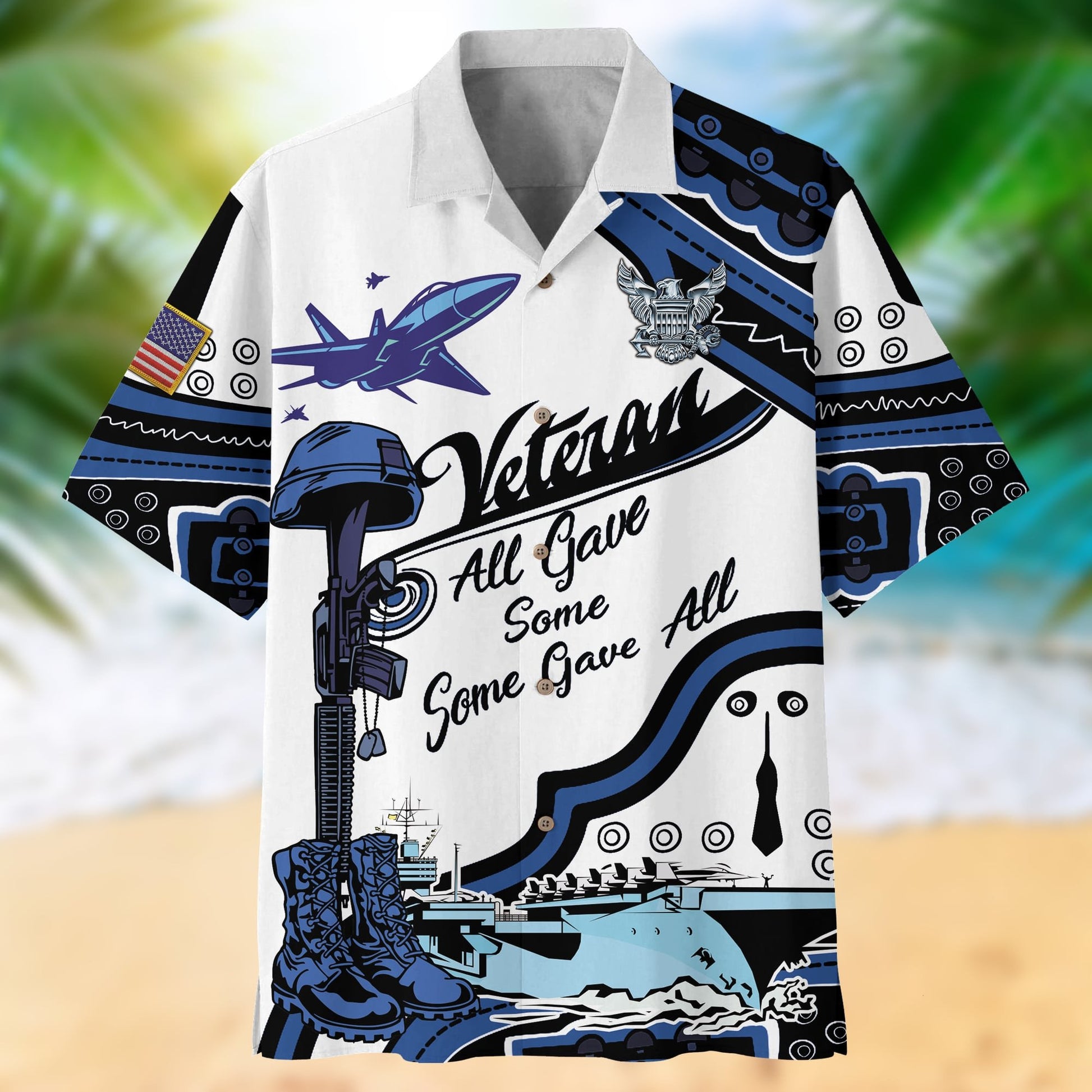 Premium U.S Multiple Service Veteran Hawaii Shirt PVC210202