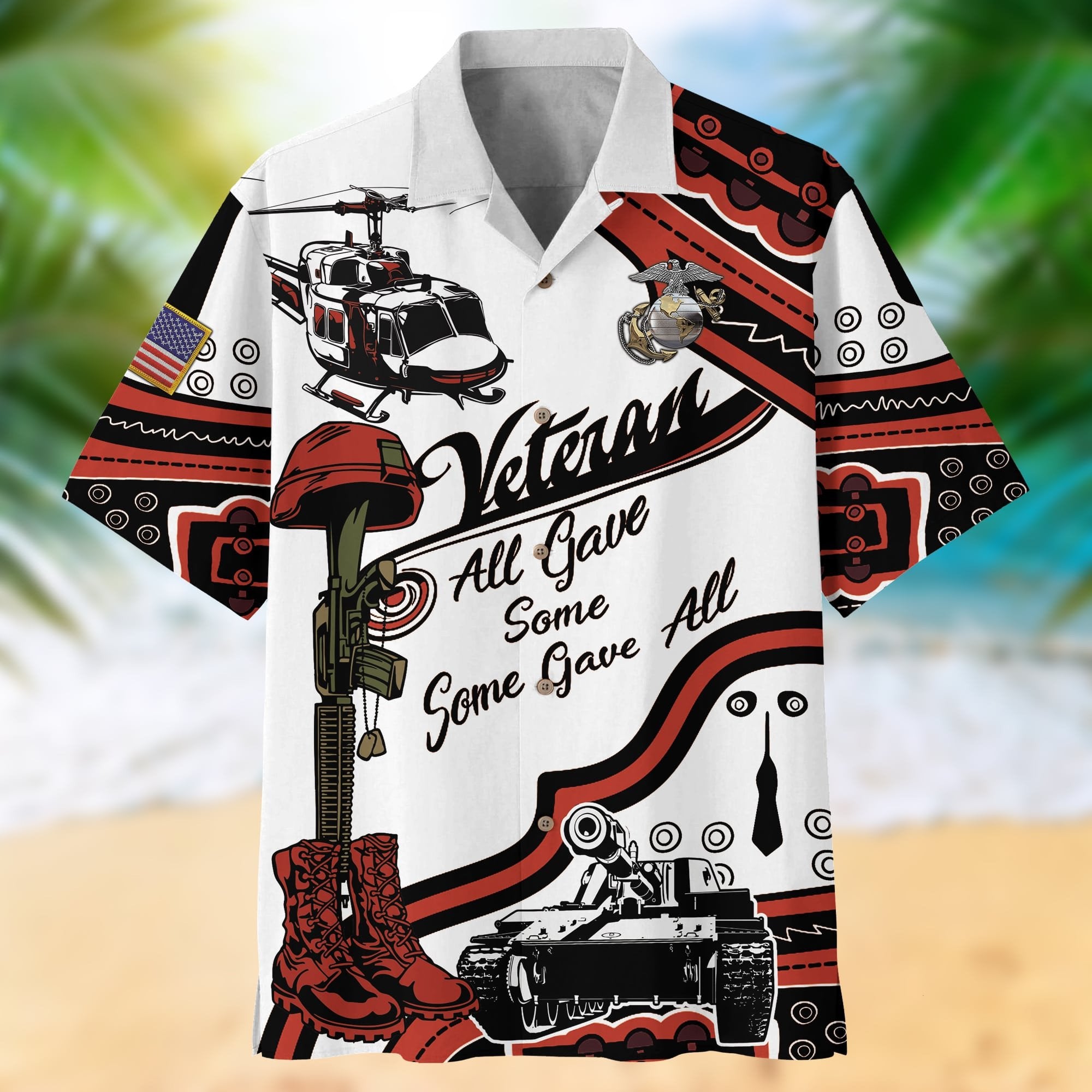 Premium U.S Multiple Service Veteran Hawaii Shirt PVC210202
