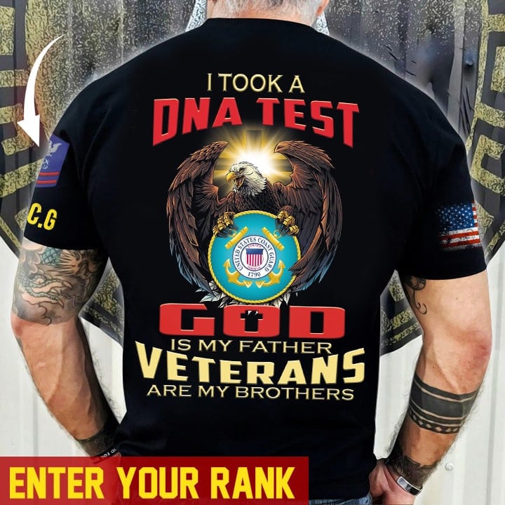 Premium Personalised U.S Multiple Service Veteran T-Shirt PVC260202