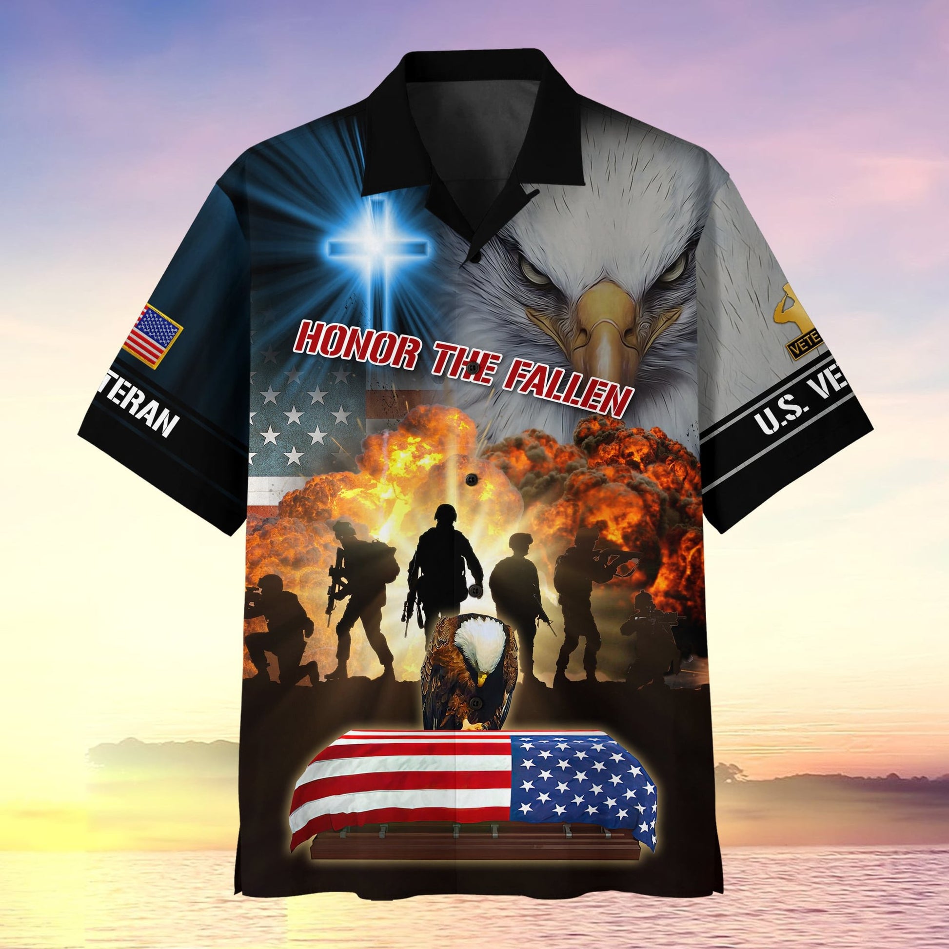 Premium Honor The Fallen Polo Shirt PVC120401