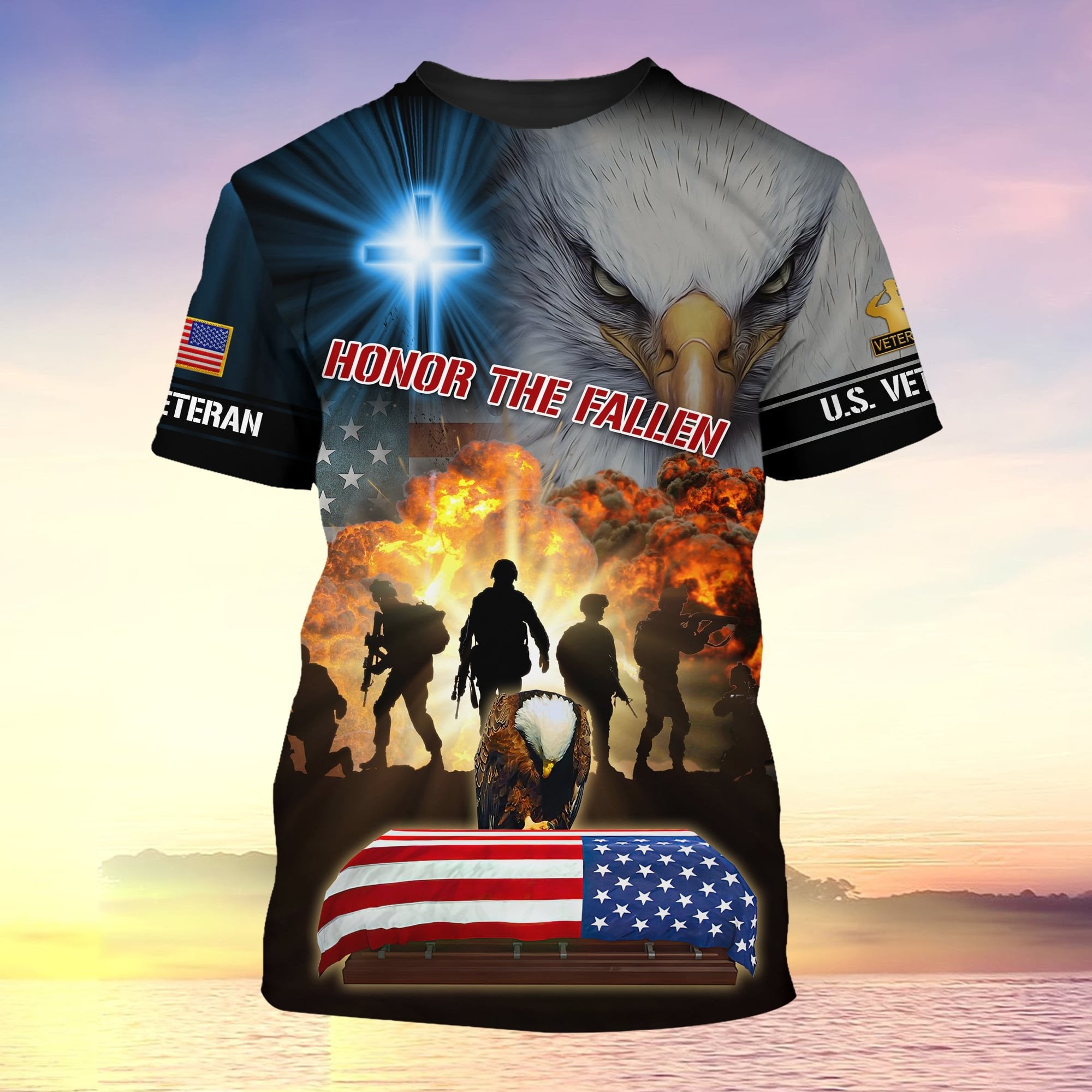 Premium Honor The Fallen Polo Shirt PVC120401
