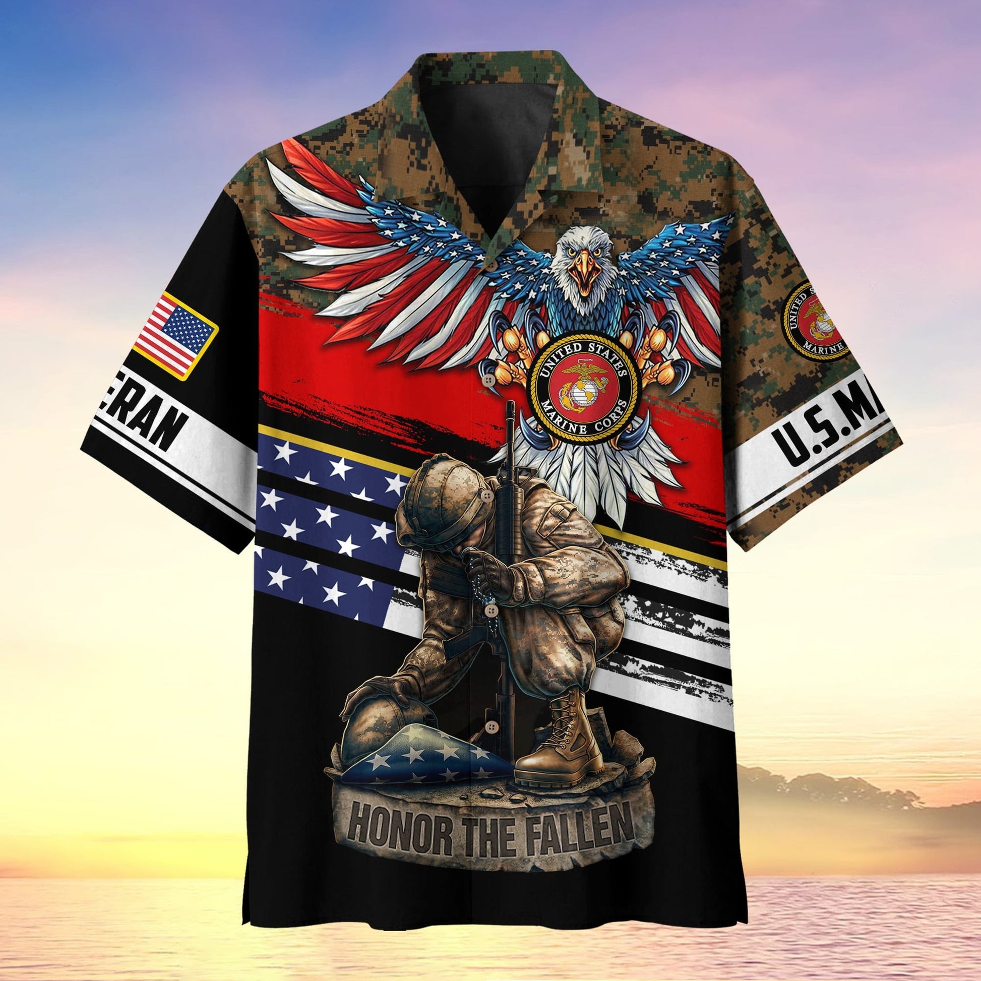 Premium U.S Multiple Service Veteran Hawaii Shirt YL97.19040103