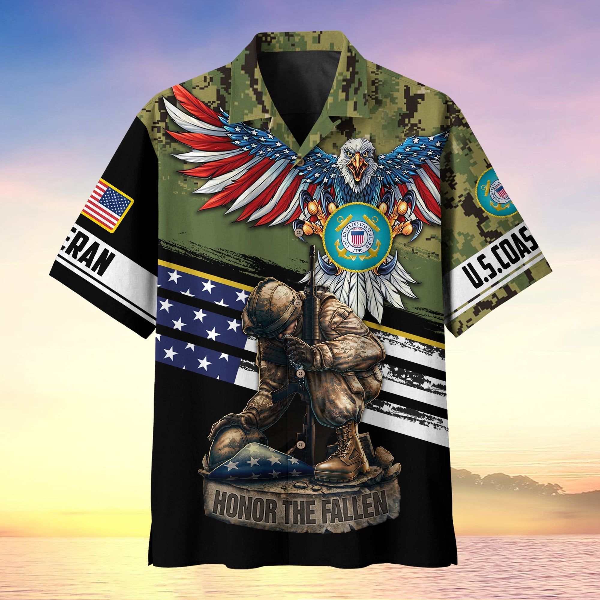 Premium U.S Multiple Service Veteran Hawaii Shirt YL97.19040103