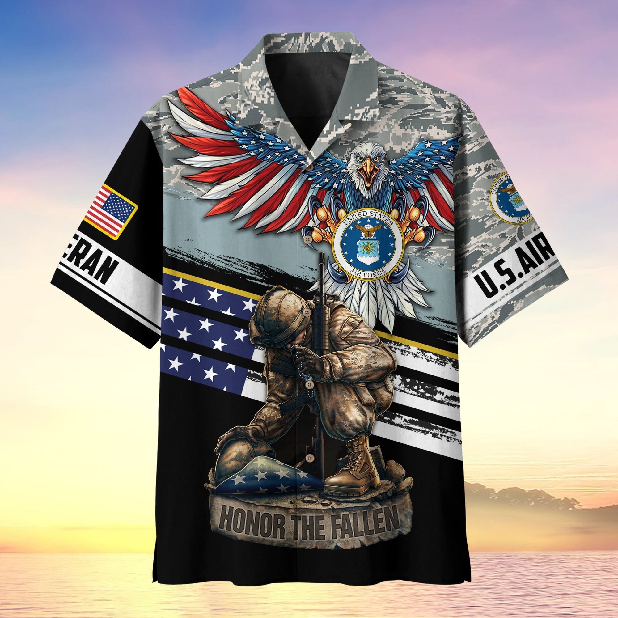 Premium U.S Multiple Service Veteran Hawaii Shirt YL97.19040103