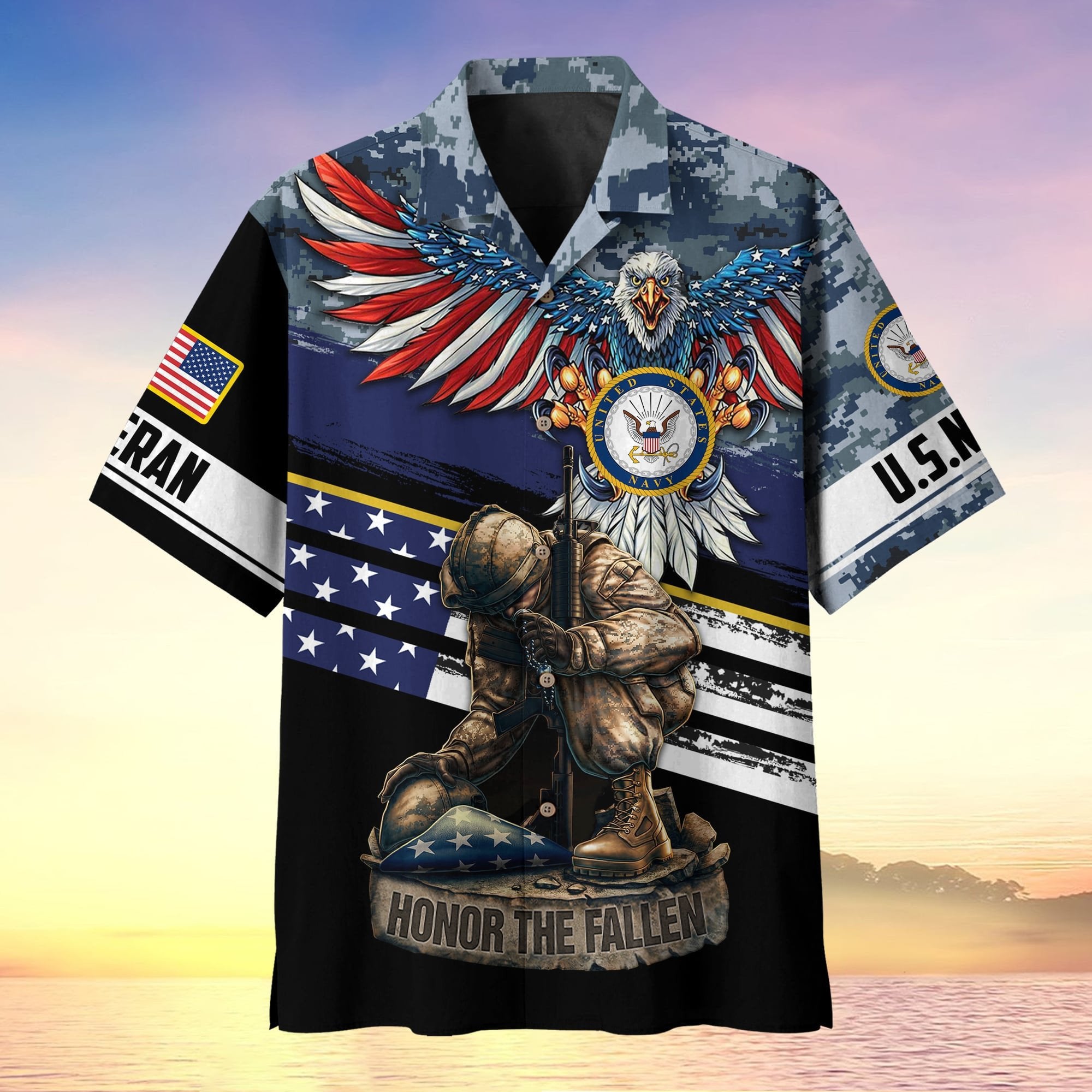 Premium U.S Multiple Service Veteran Hawaii Shirt YL97.19040103