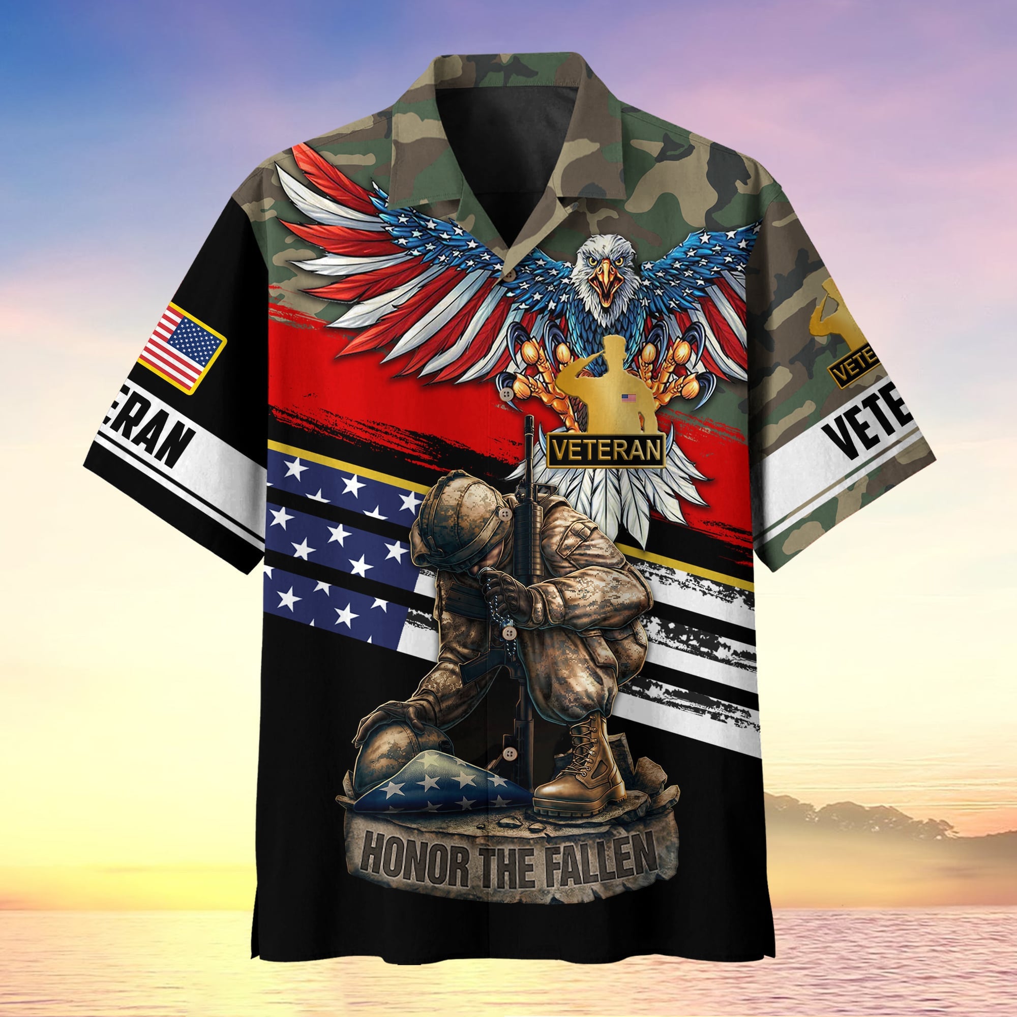Premium U.S Multiple Service Veteran Hawaii Shirt YL97.19040103