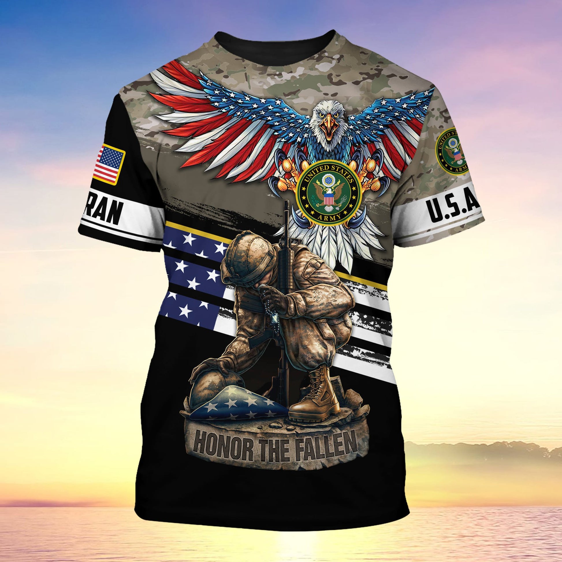 Premium U.S Multiple Service Veteran T-Shirt YL97.19040101
