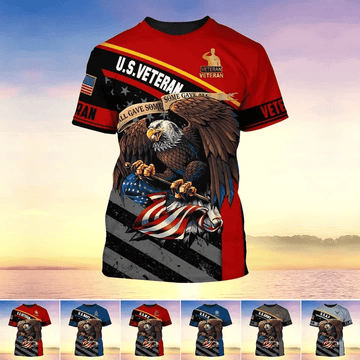 Premium U.S Multiple Service Veteran T-Shirt YL97.19040201