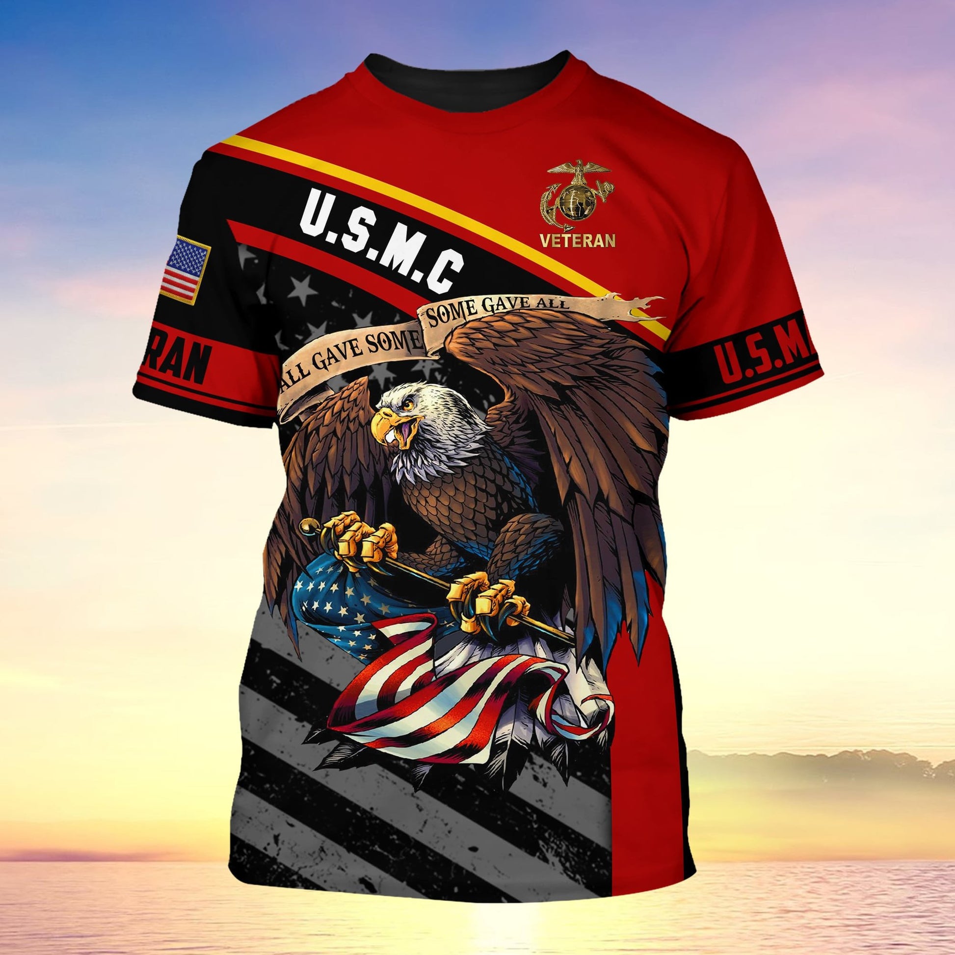 Premium U.S Multiple Service Veteran T-Shirt YL97.19040201