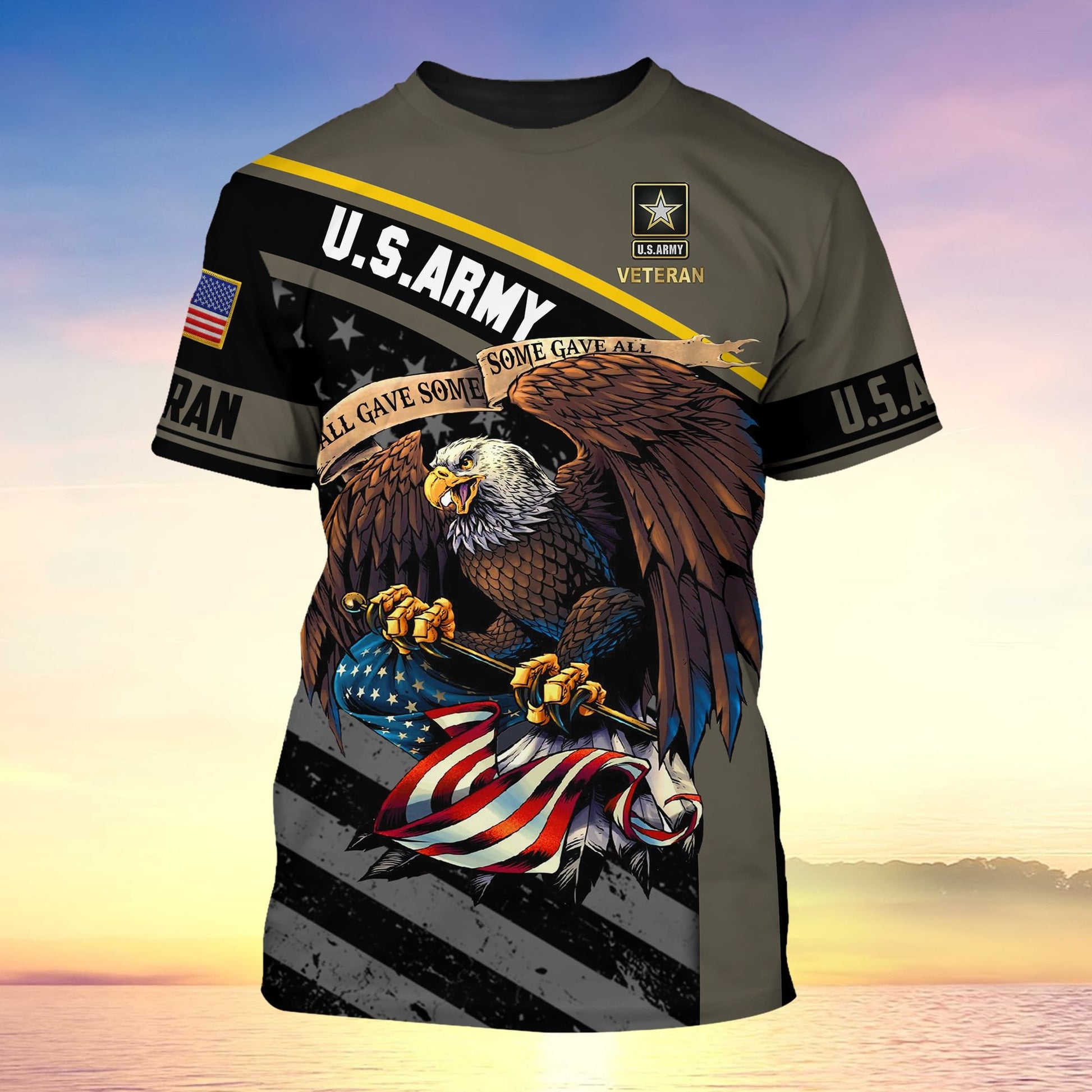 Premium U.S Multiple Service Veteran T-Shirt YL97.19040201