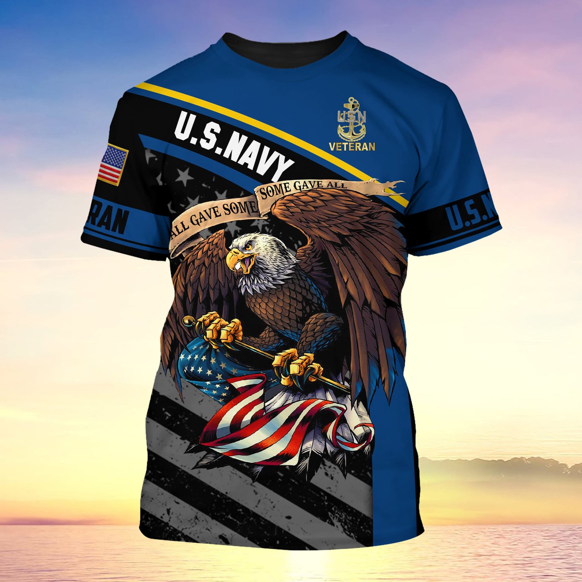 Premium U.S Multiple Service Veteran T-Shirt YL97.19040201