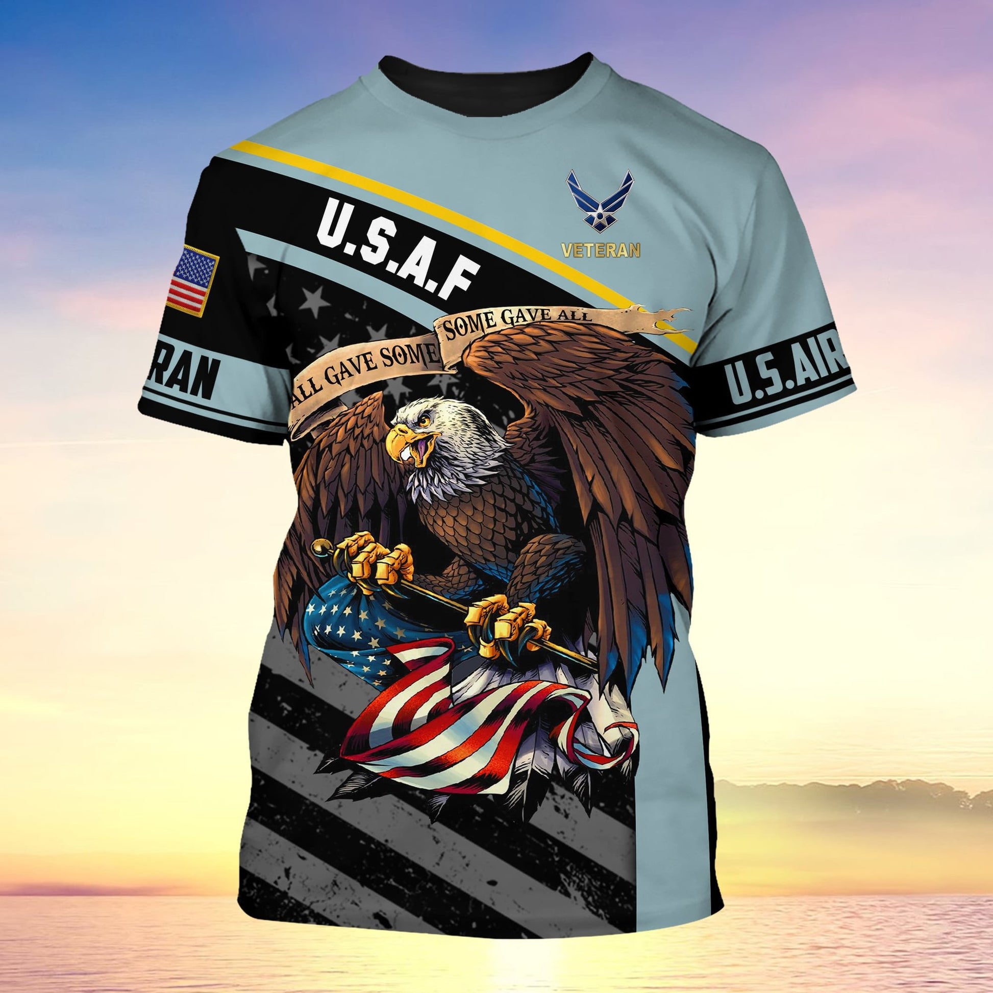 Premium U.S Multiple Service Veteran T-Shirt YL97.19040201