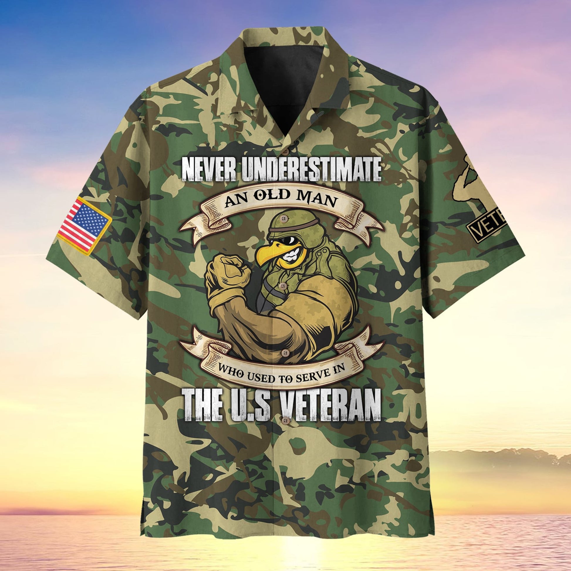 Never Underestimate An Old Man US Multiservice Hawaii MH310502