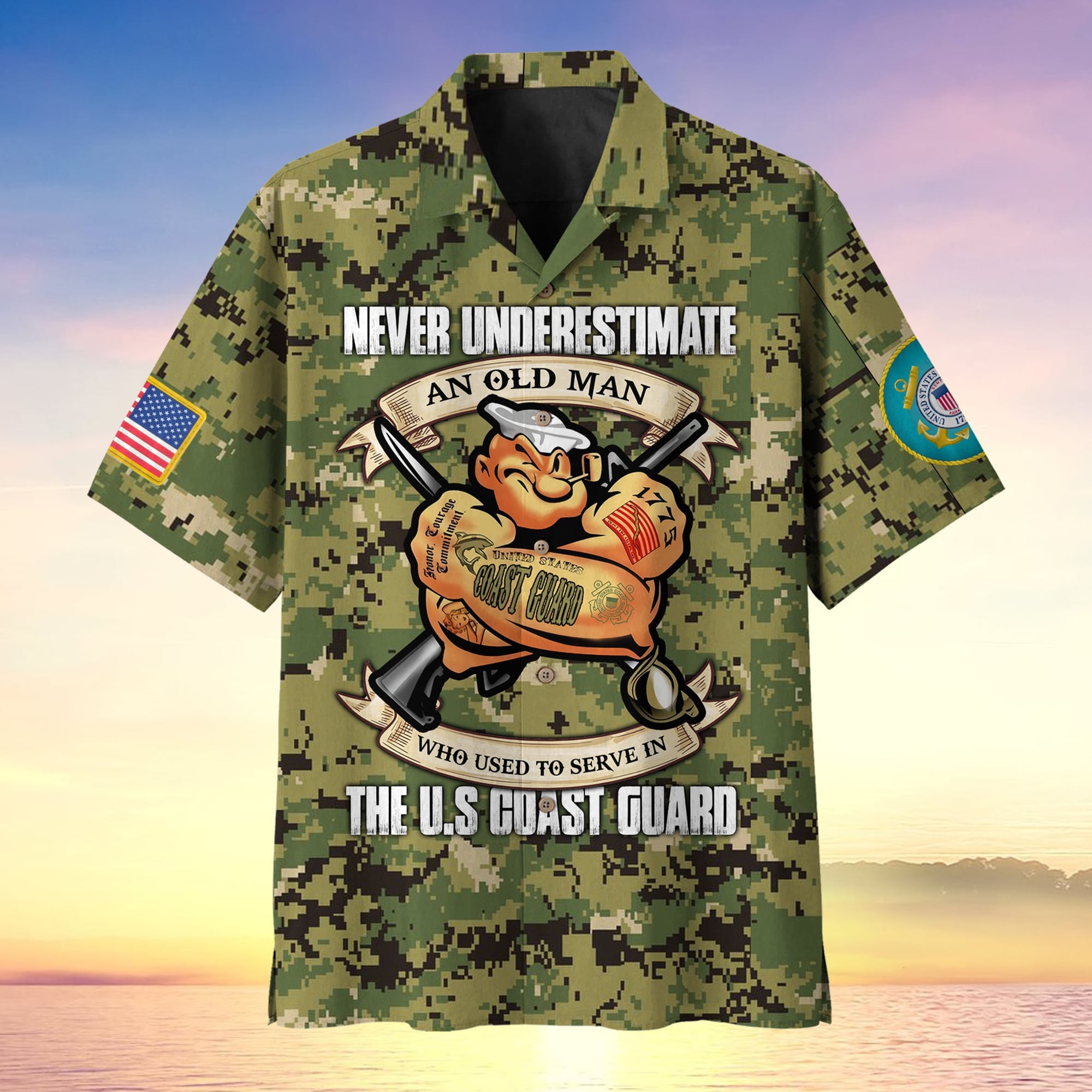 Never Underestimate An Old Man US Multiservice Hawaii MH310502